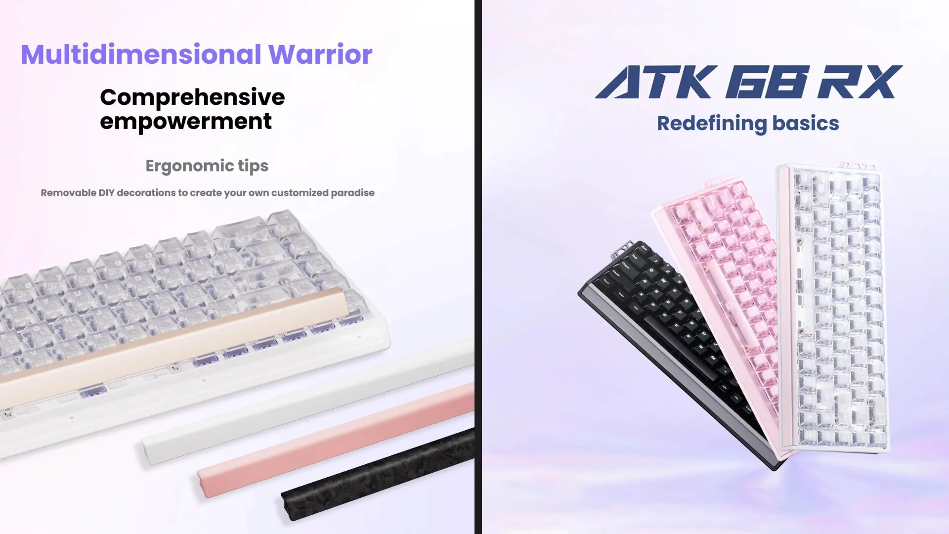 Ігрова клавіатура ATK 68 RX eSports Hall Effect (Black) (ATK 68 RX black)