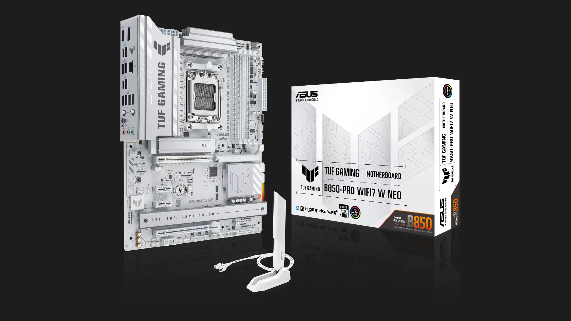 Материнська плата ASUS TUF GAMING B850-PRO WIFI7 W NEO (90MB1NW0-M0EAY0)