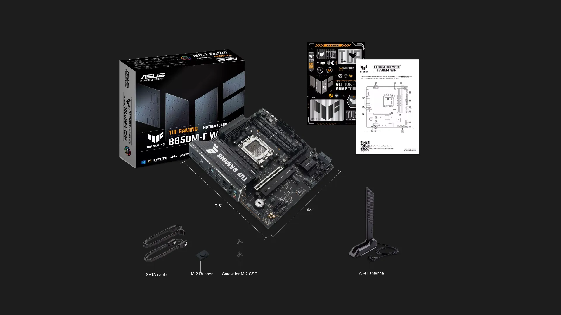 Материнська плата ASUS TUF GAMING B850M-E WIFI (90MB1LS0-M0EAY0)