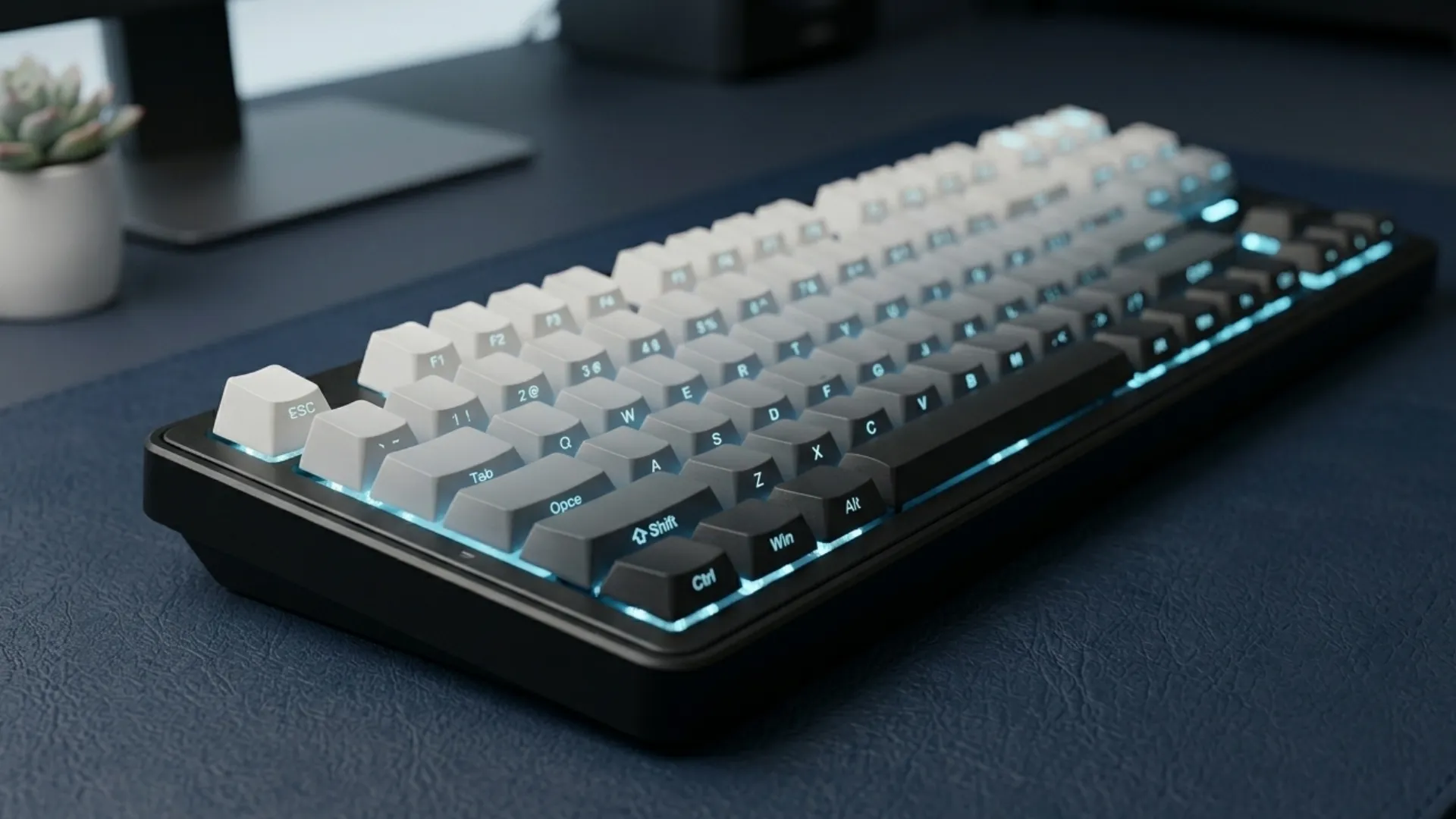 Ігрова клавіатура ATK A87 Pro Wireless Mechanical Gaming TKL, Shadow (Black) (ATK A87 Pro shadow black)