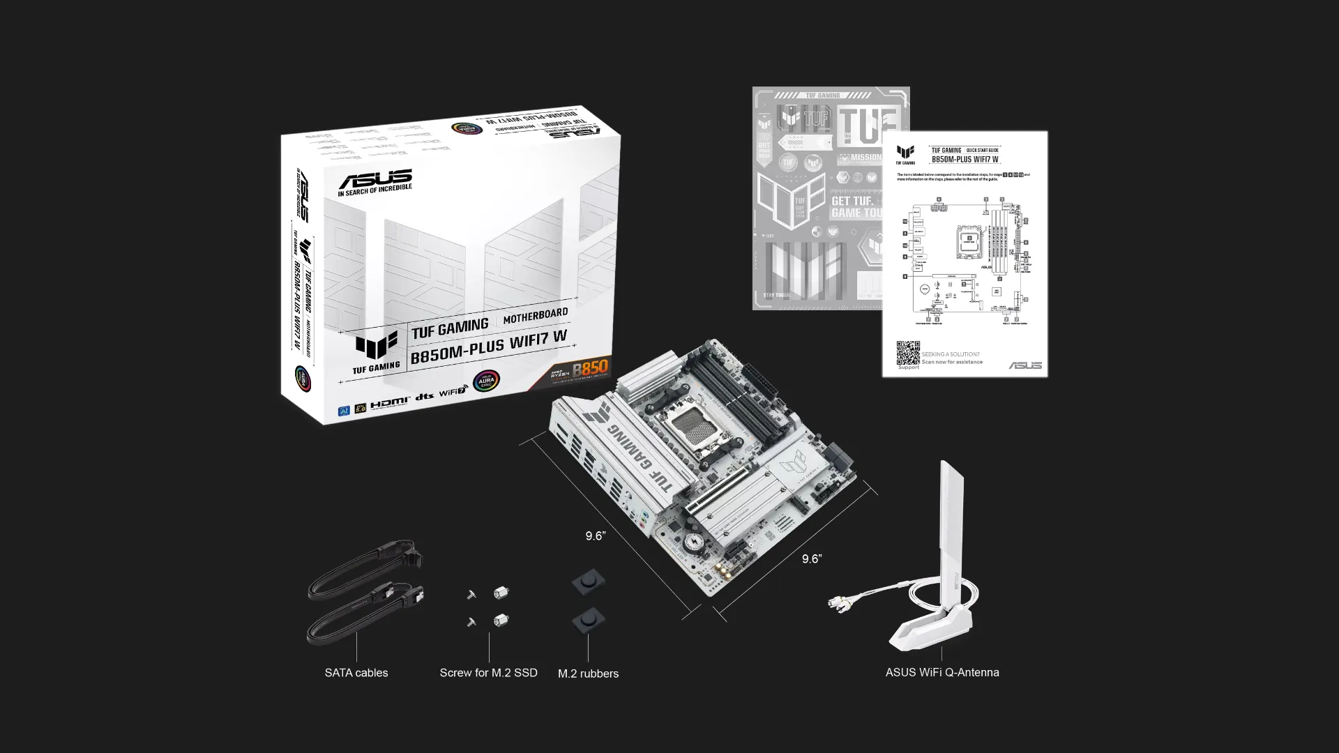 Материнская плата ASUS TUF GAMING B850M-PLUS WIFI7 W (90MB1MD0-M0EAY0)