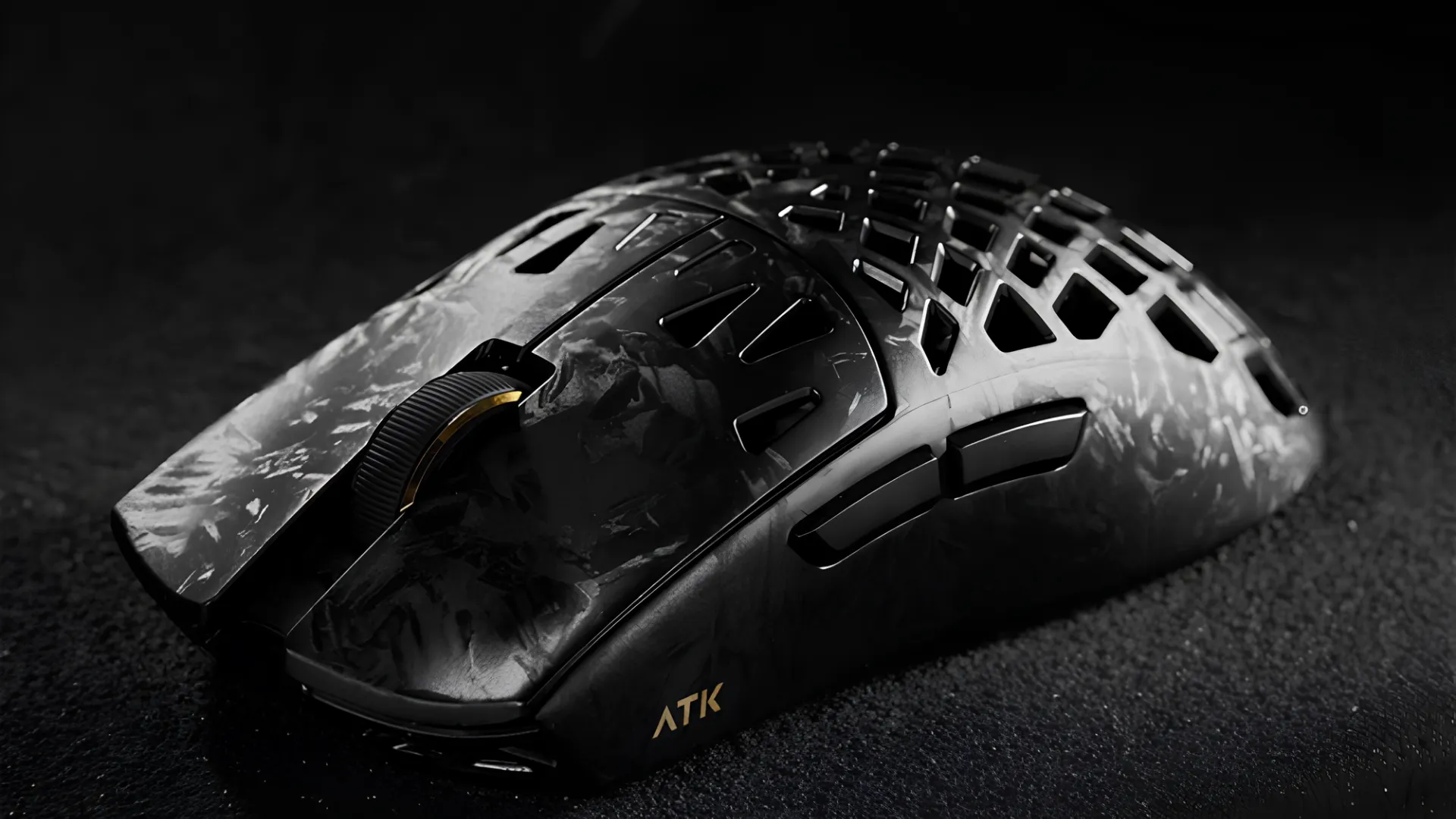 Ігрова миша ATK Blazing Sky GHOST Hollow Carbon Fiber Wireless Gaming Mouse Extreme (Black)