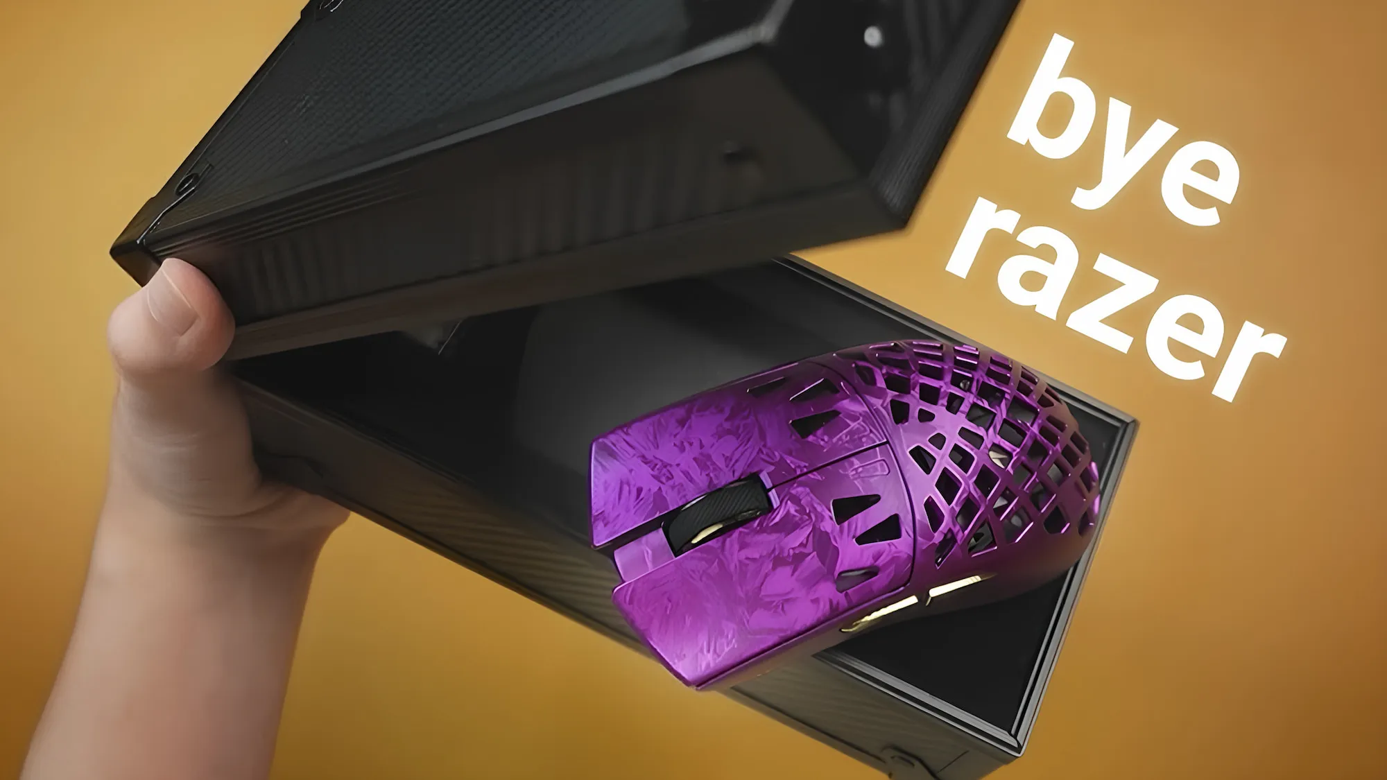Ігрова миша ATK Blazing Sky GHOST Hollow Carbon Fiber Wireless Gaming Mouse Extreme (Purple)