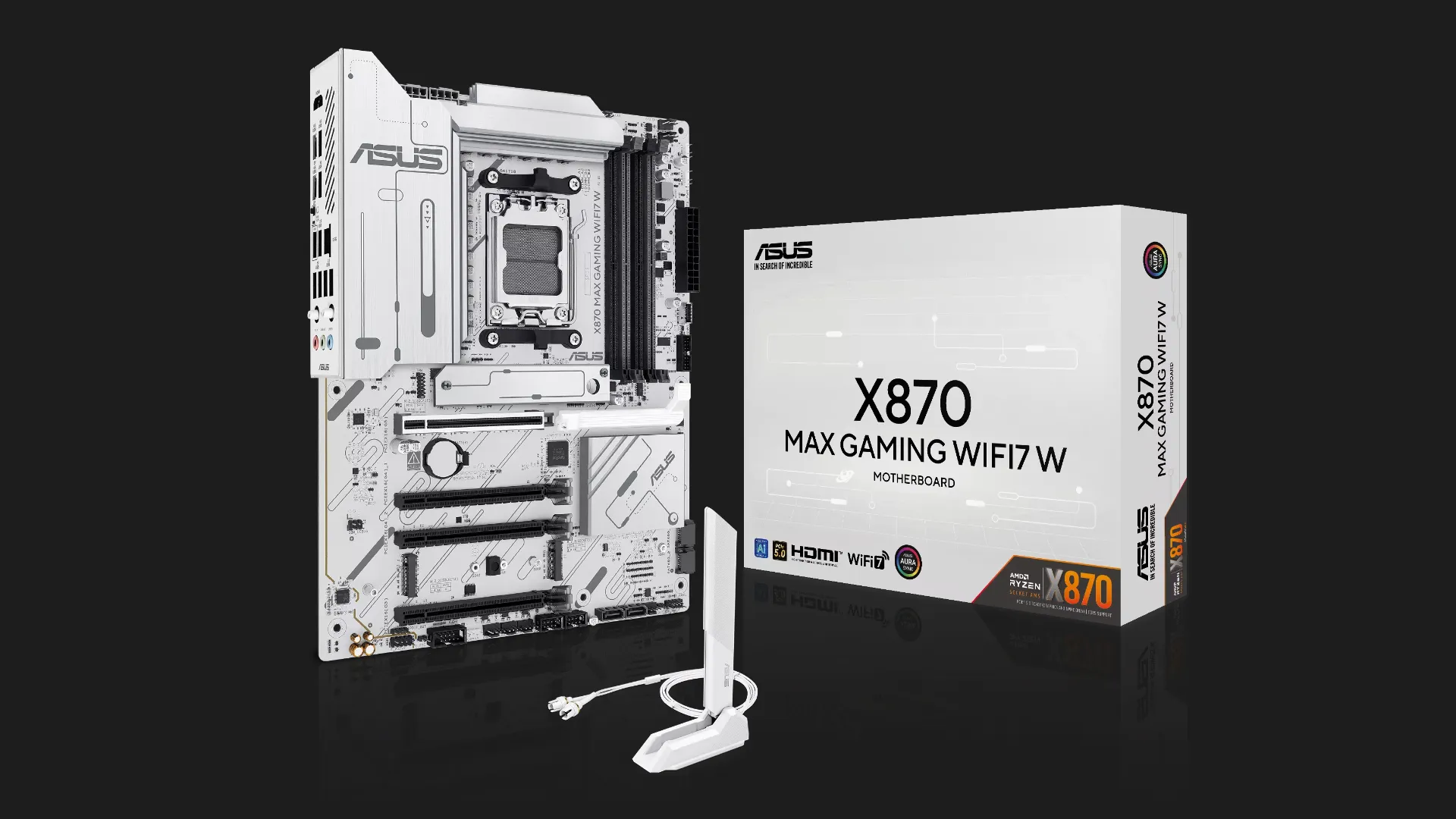 Материнская плата ASUS X870 MAX GAMING WIFI7 W (90MB1LZ0-M0EAY0)