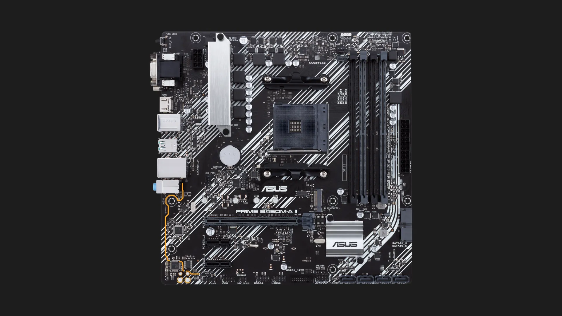 Материнская плата ASUS PRIME B450M-A II (90MB15Z0-M0EAY0)
