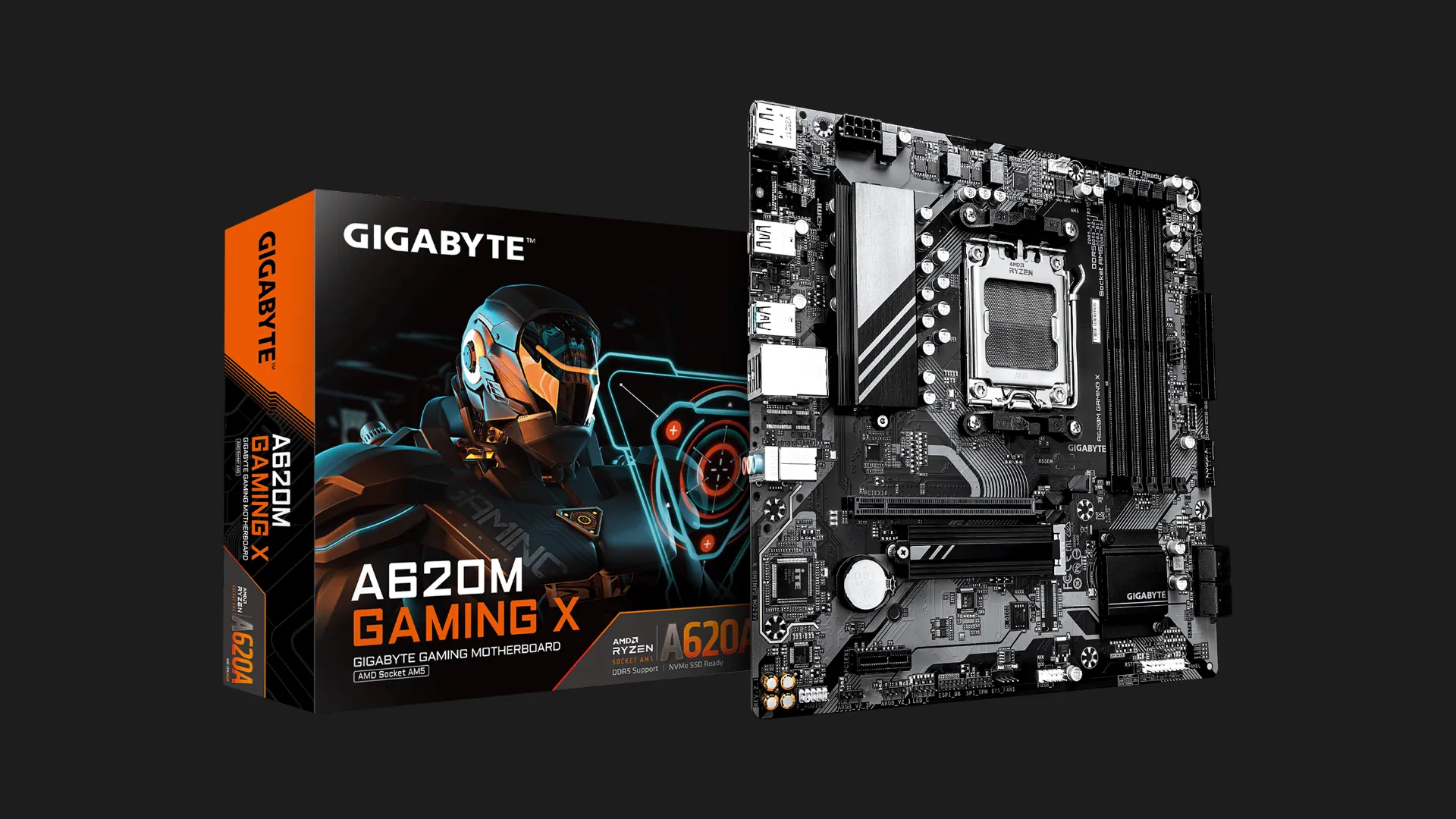 Материнская плата GIGABYTE A620M GAMING X (A620M_GAMING_X)