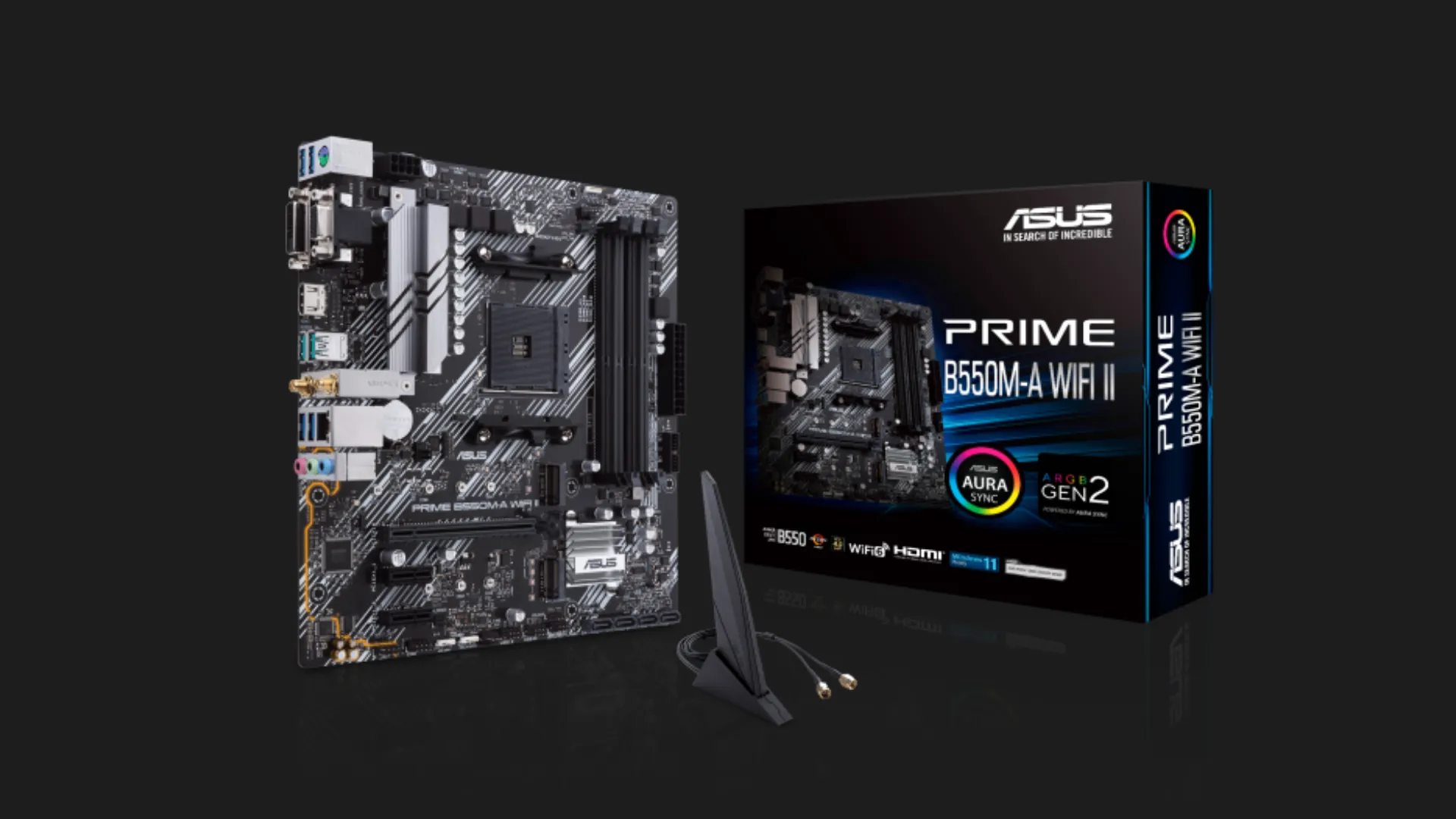 Материнська плата ASUS PRIME B550M-A WIFI II (90MB19X0-M0EAY0)