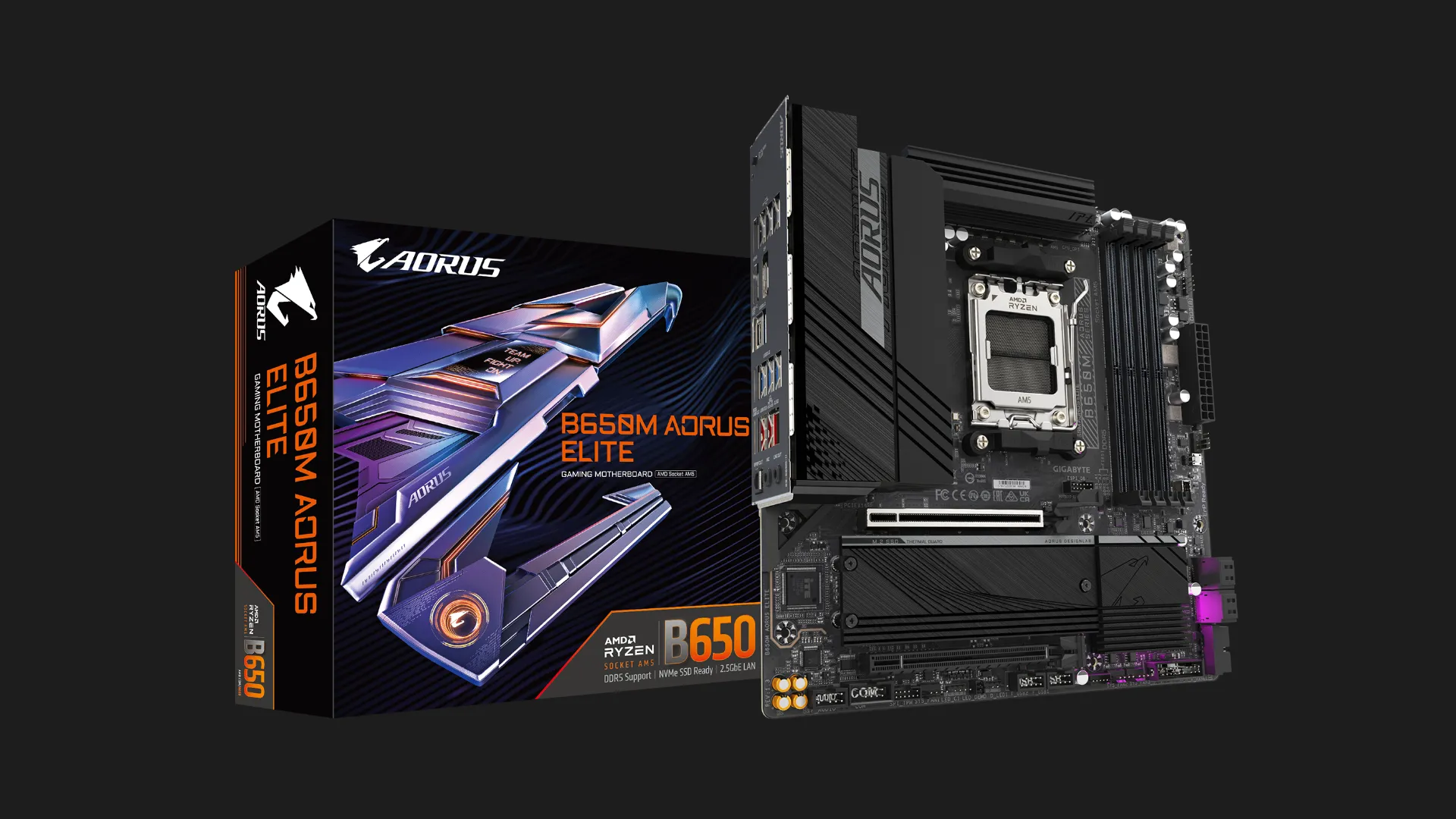 Материнська плата GIGABYTE B650M AORUS ELITE (B650M_AORUS_ELITE)