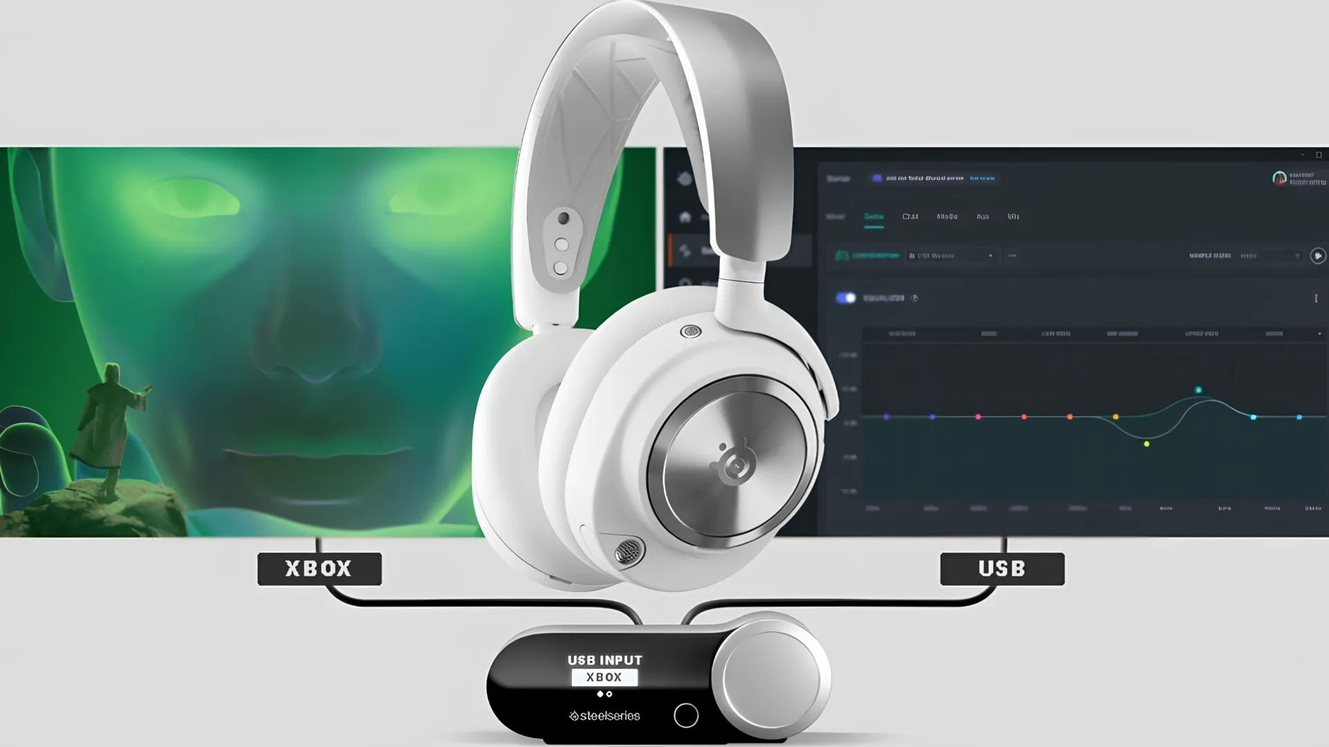 Игровая гарнитура SteelSeries Arctis Nova Pro Wireless X (White) XBOX/PC/PS/SW/MAC/MOB (61525)