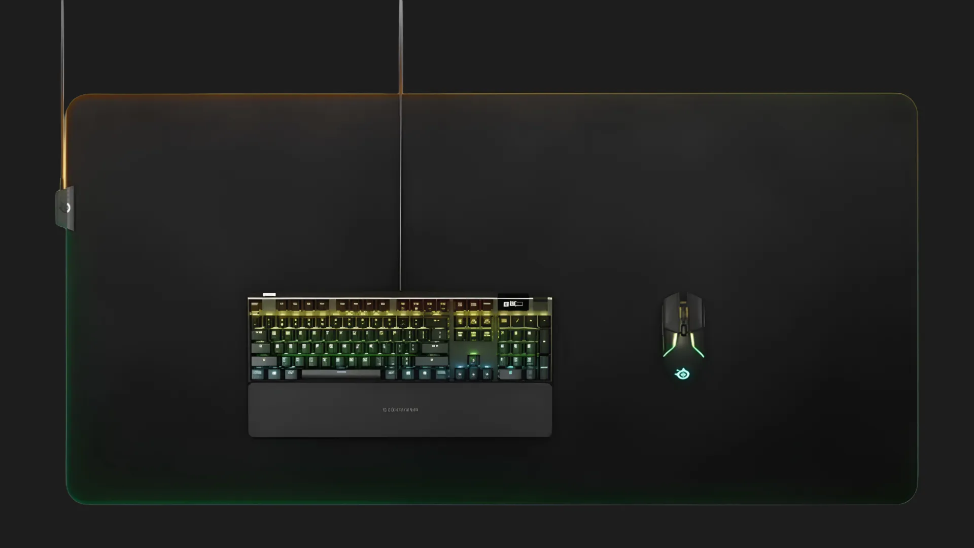 Коврик для мыши SteelSeries QcK Prism Cloth 3XL ETAIL RGB (Black) (63512)