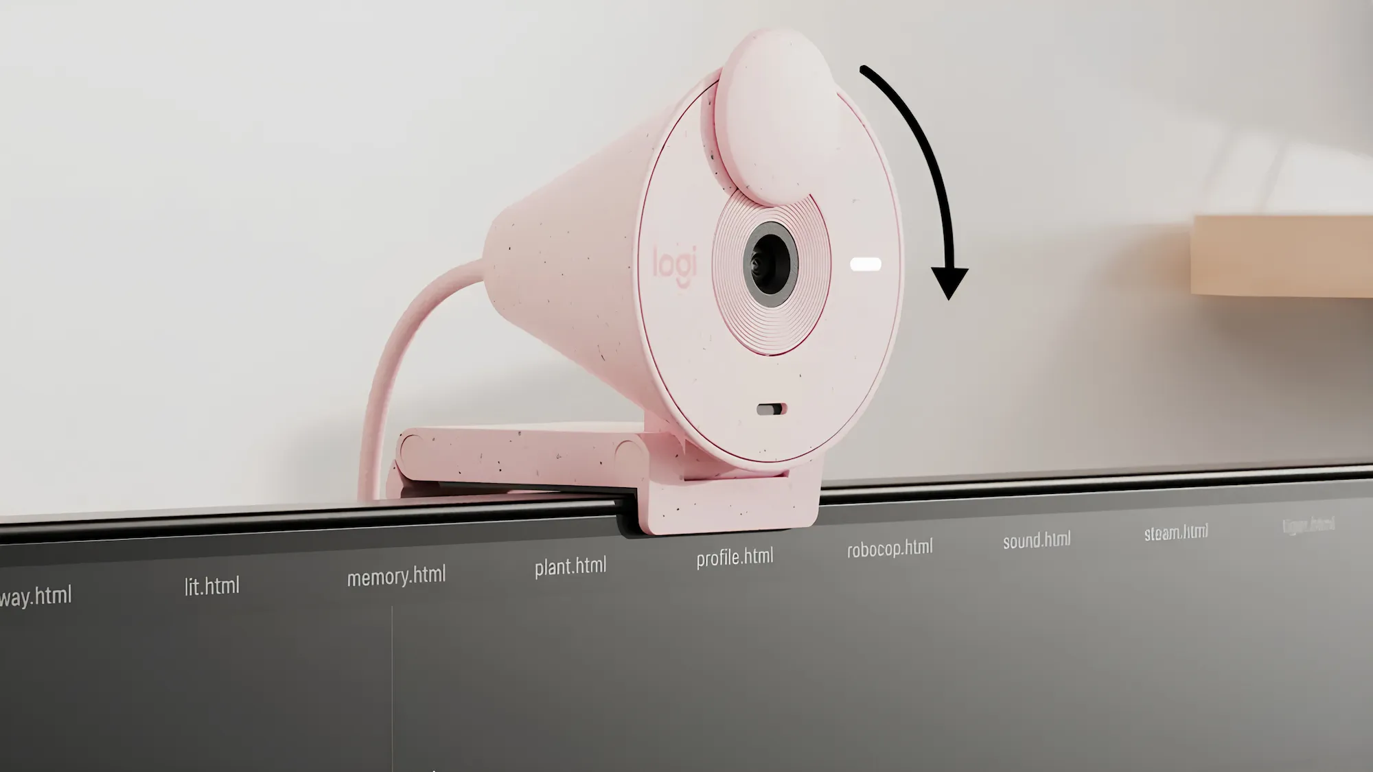 Веб-камера Logitech Brio 300 FHD (Rose) (960-001448) (EU)