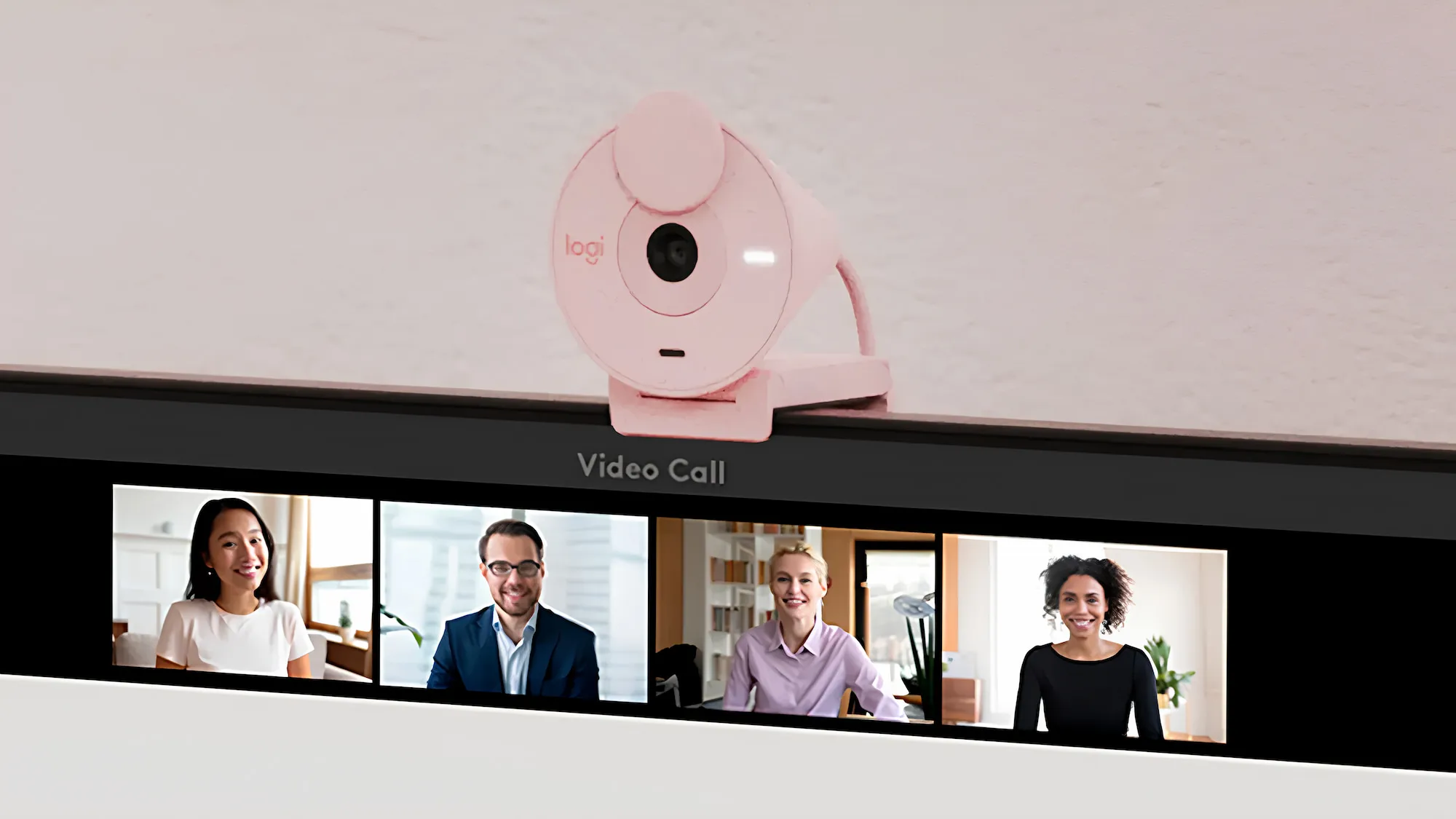 Веб-камера Logitech Brio 300 FHD (Rose) (960-001448) (EU)