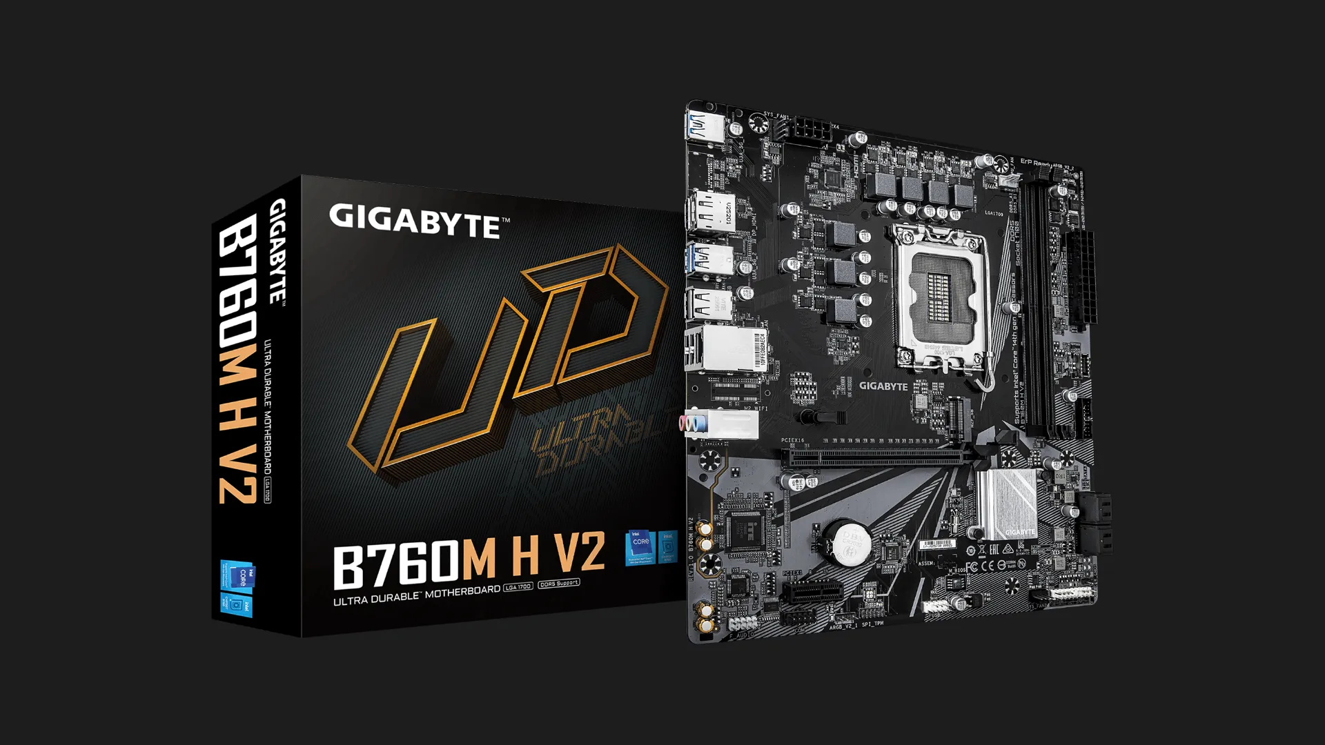 Материнська плата GIGABYTE B760M H V2 (B760M_H_V2)