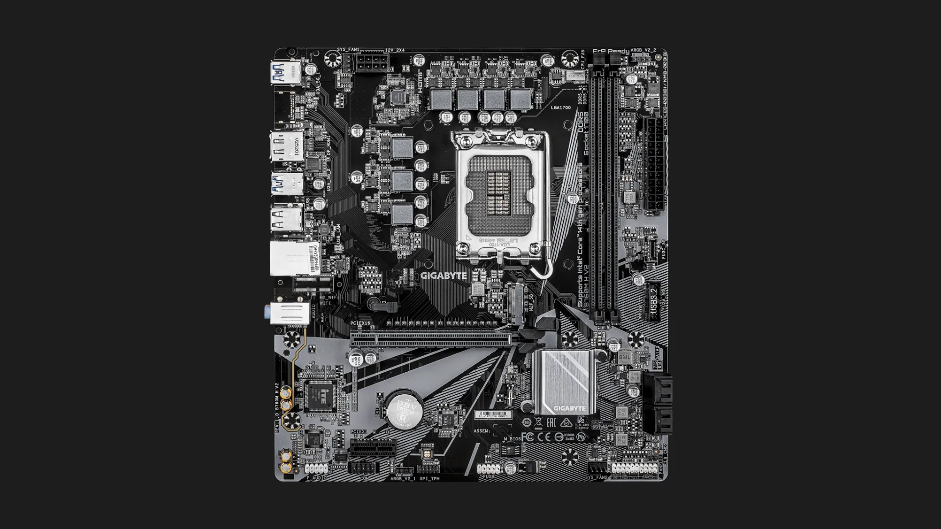 Материнська плата GIGABYTE B760M H V2 (B760M_H_V2)