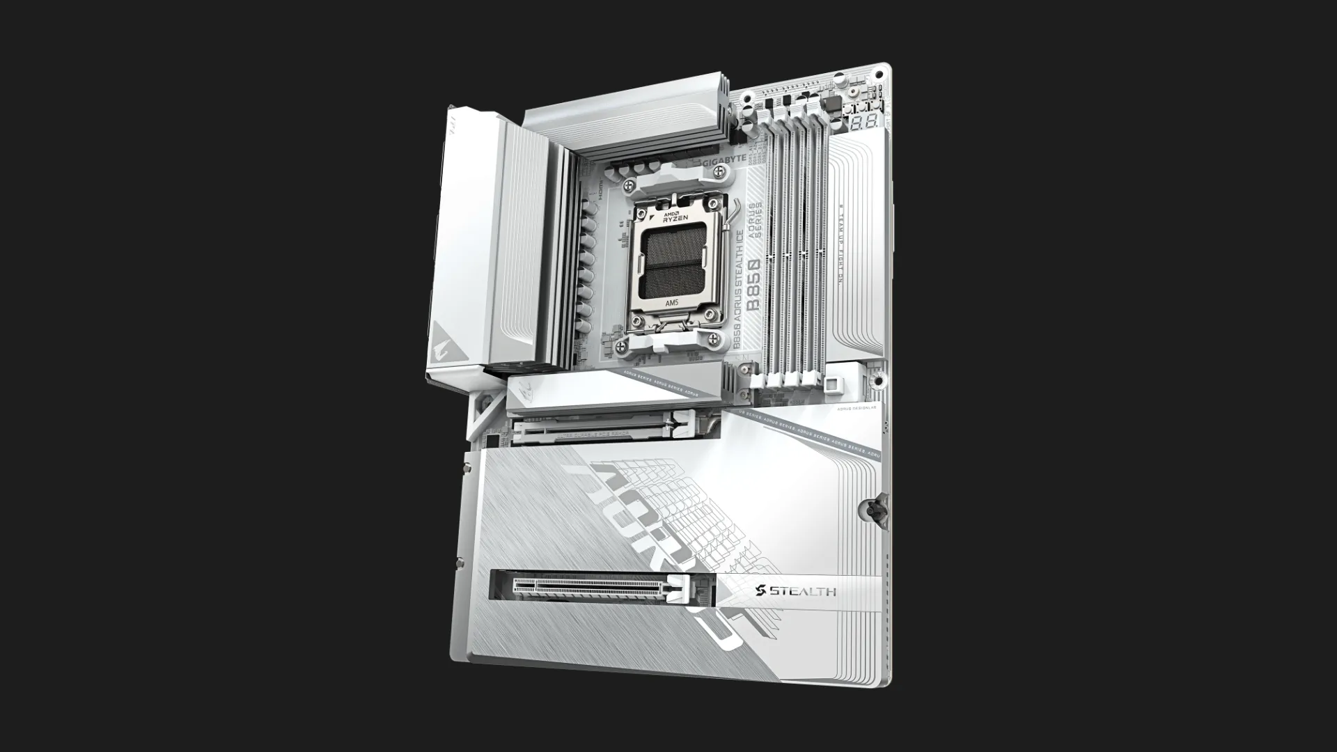 Материнская плата GIGABYTE B850 AORUS STEALTH ICE (B850_A_STEALTH_ICE)