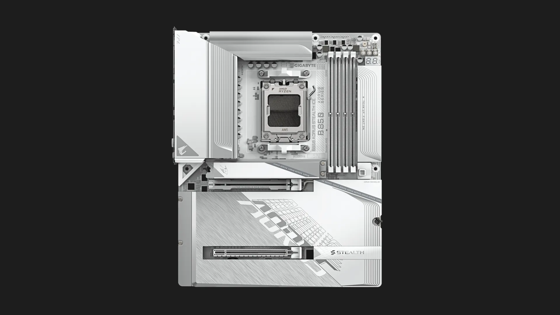 Материнская плата GIGABYTE B850 AORUS STEALTH ICE (B850_A_STEALTH_ICE)