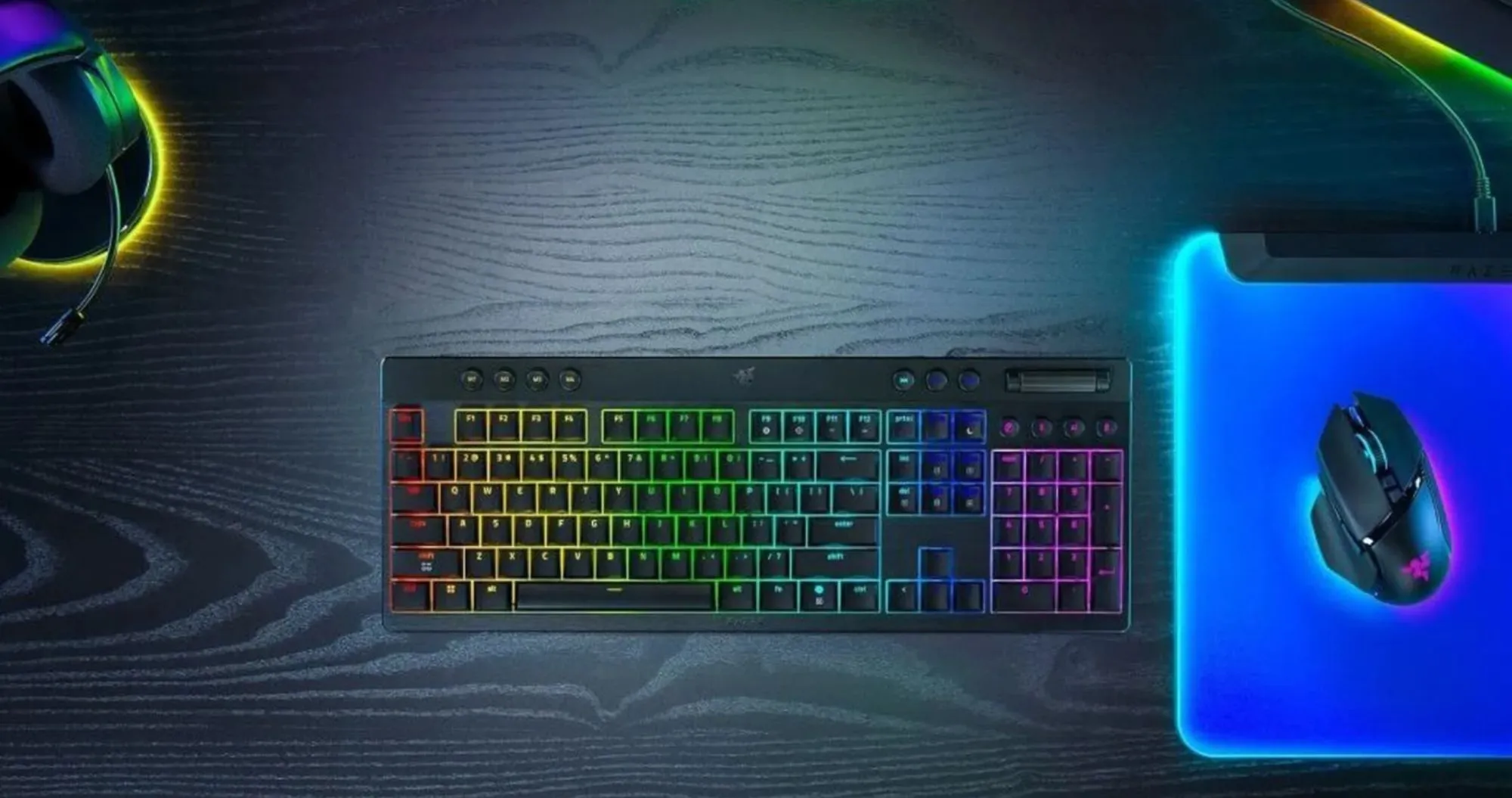 Клавиатура механическая RAZER BlackWidow V4 Low-Profile, Green Switch (Black)