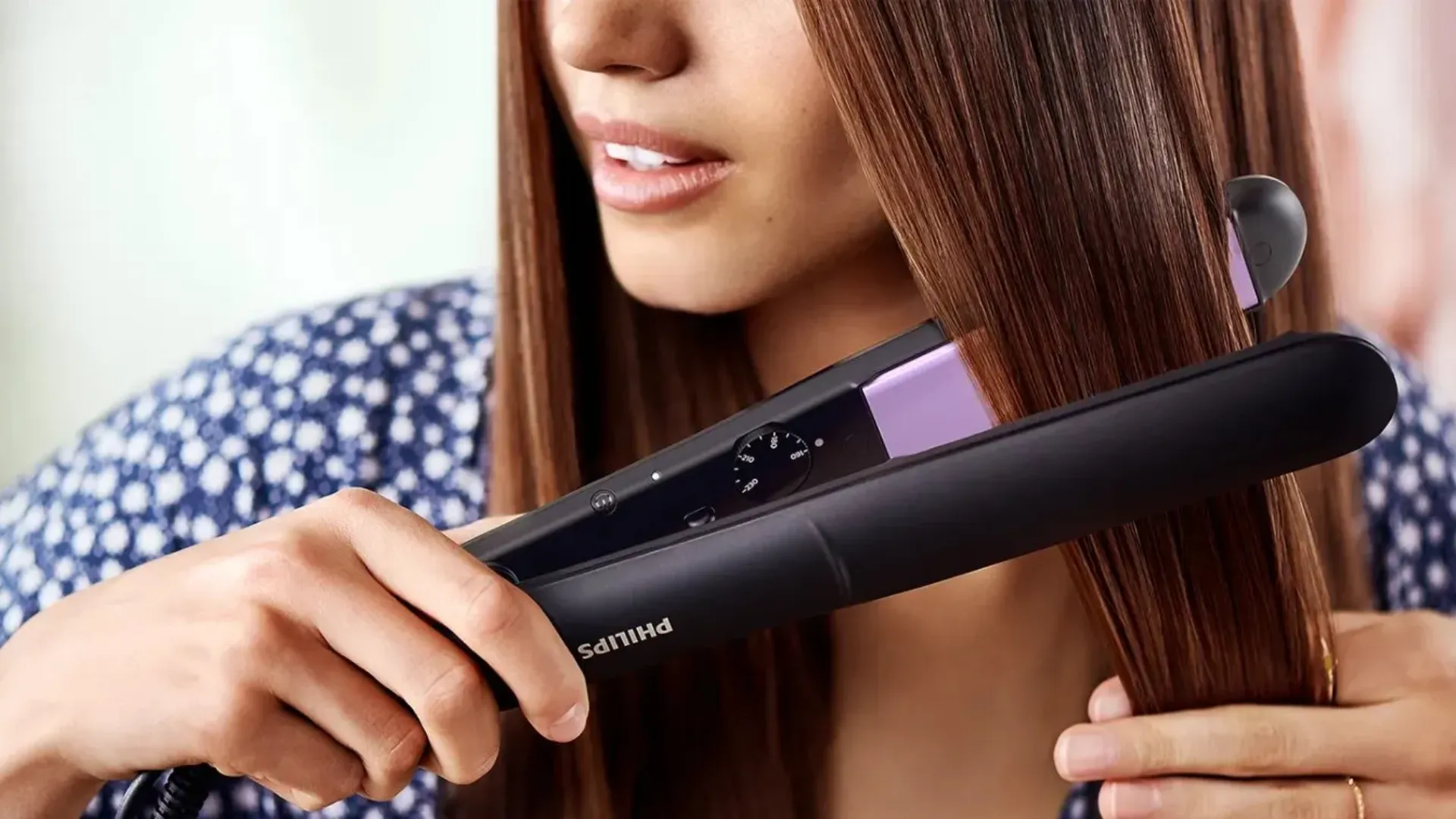 Випрямляч для волосся Philips Series 3000 (Black/Pink)