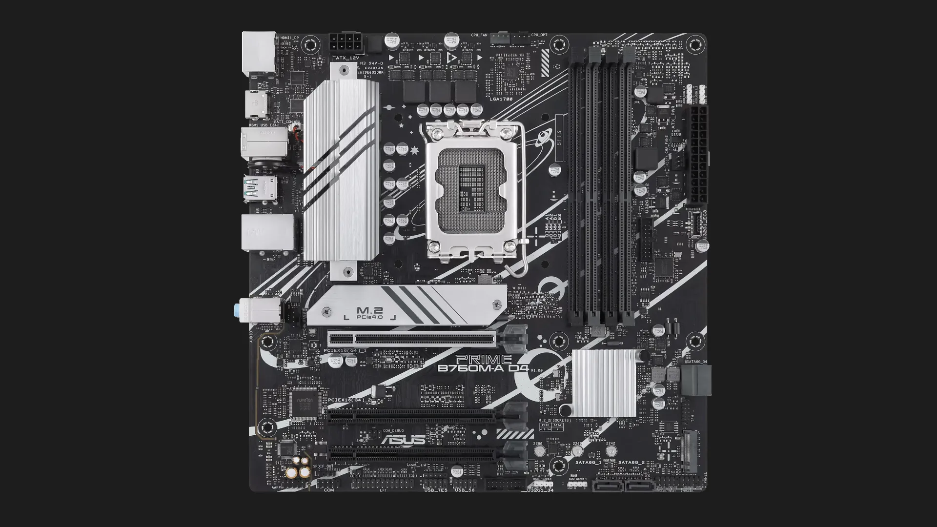 Материнська плата ASUS PRIME B760M-A D4-CSM (90MB1D00-M1EAYC)