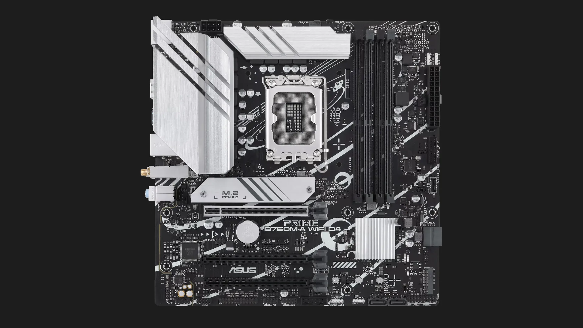 Материнська плата ASUS PRIME B760M-A WIFI D4 (90MB1CX0-M1EAY0)