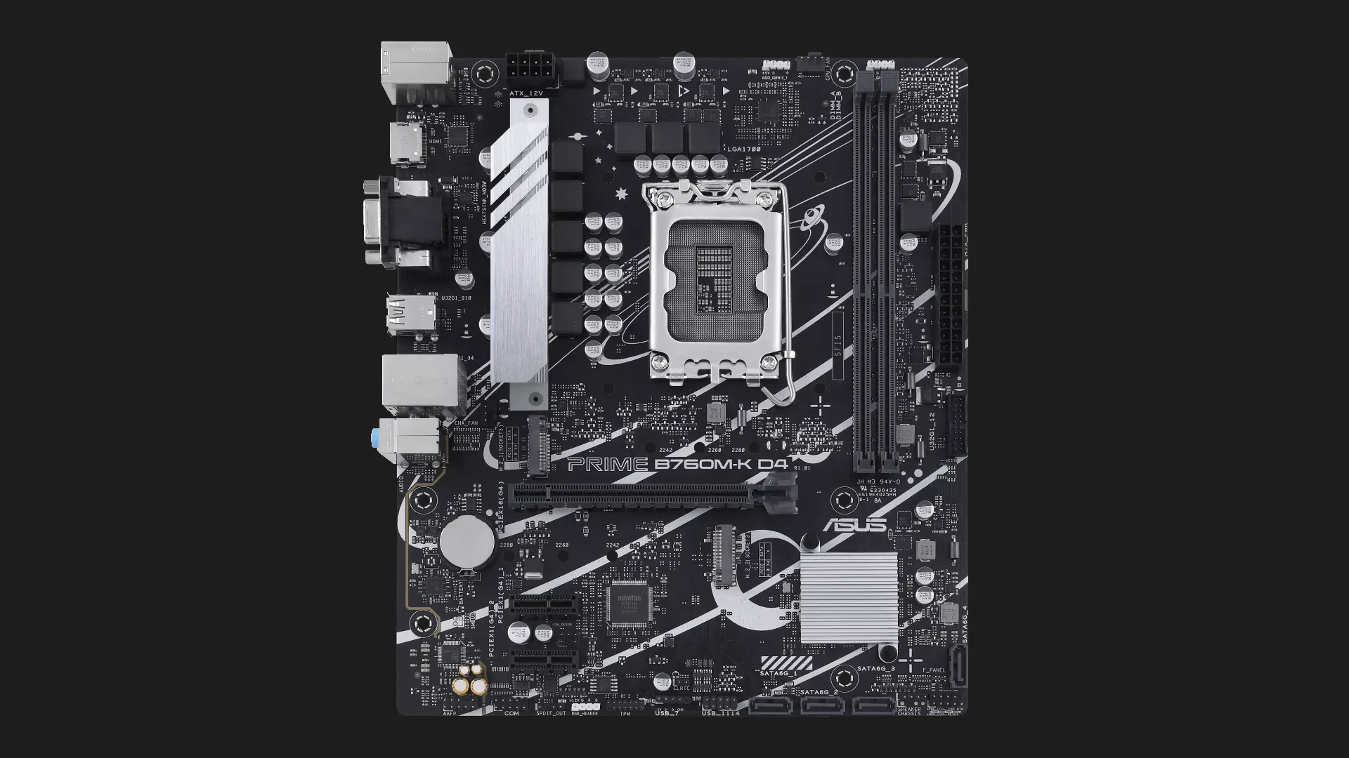 Материнська плата ASUS PRIME B760M-K D4 (90MB1DS0-M1EAY0)