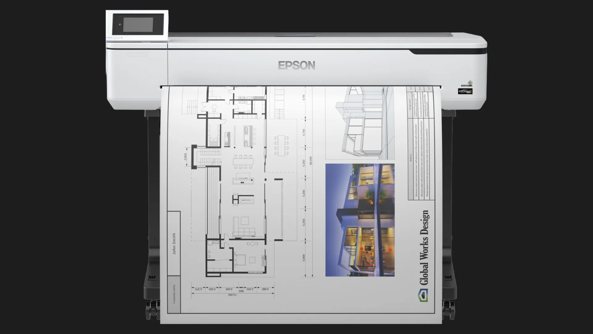 Принтер струменевий Epson 36" SC-T5100 SURECOLOR + Stand (C11CF12301)