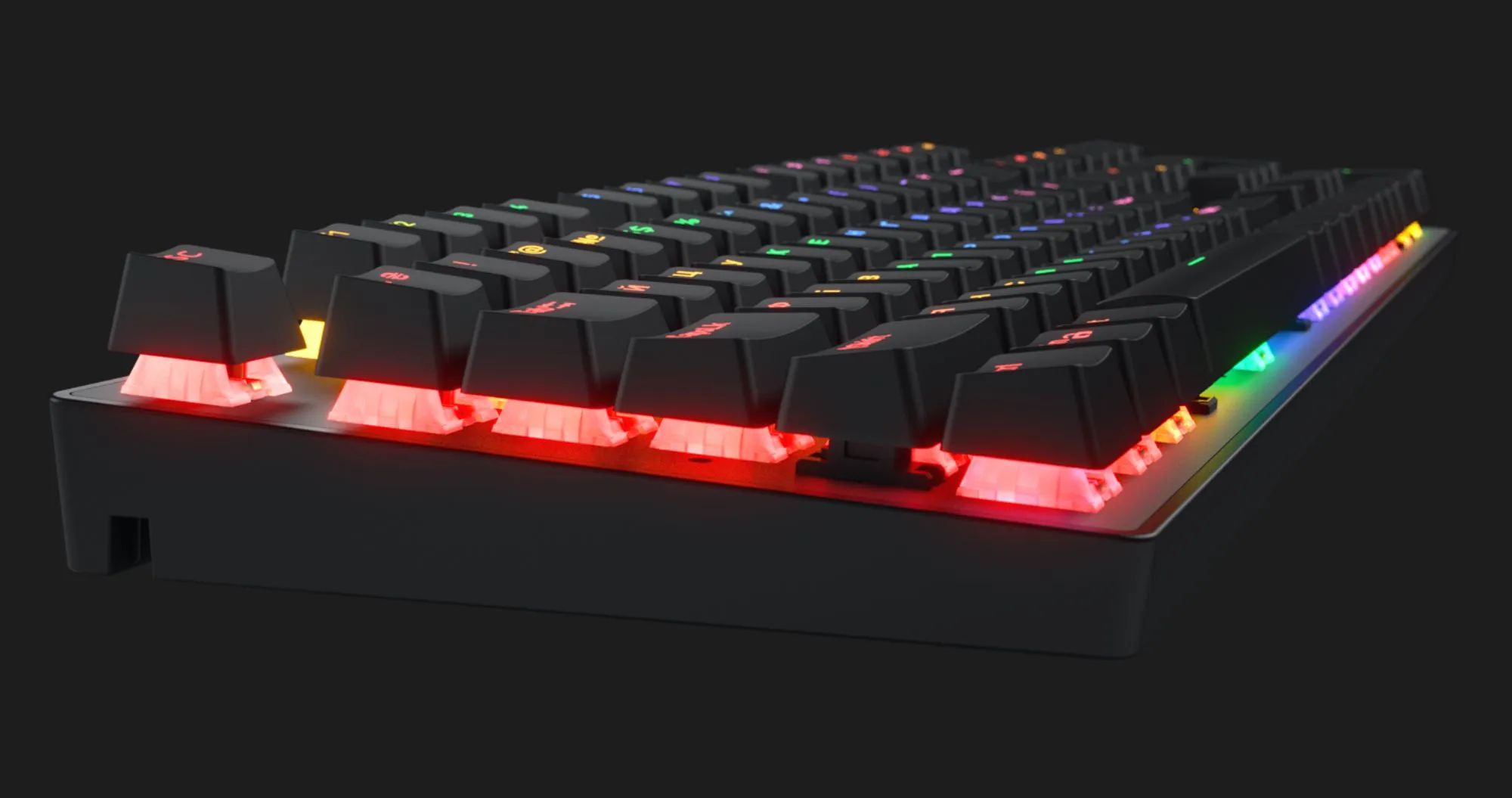 Клавіатура механічна HATOR Icefall Mecha Wireless Rainbow (Black)