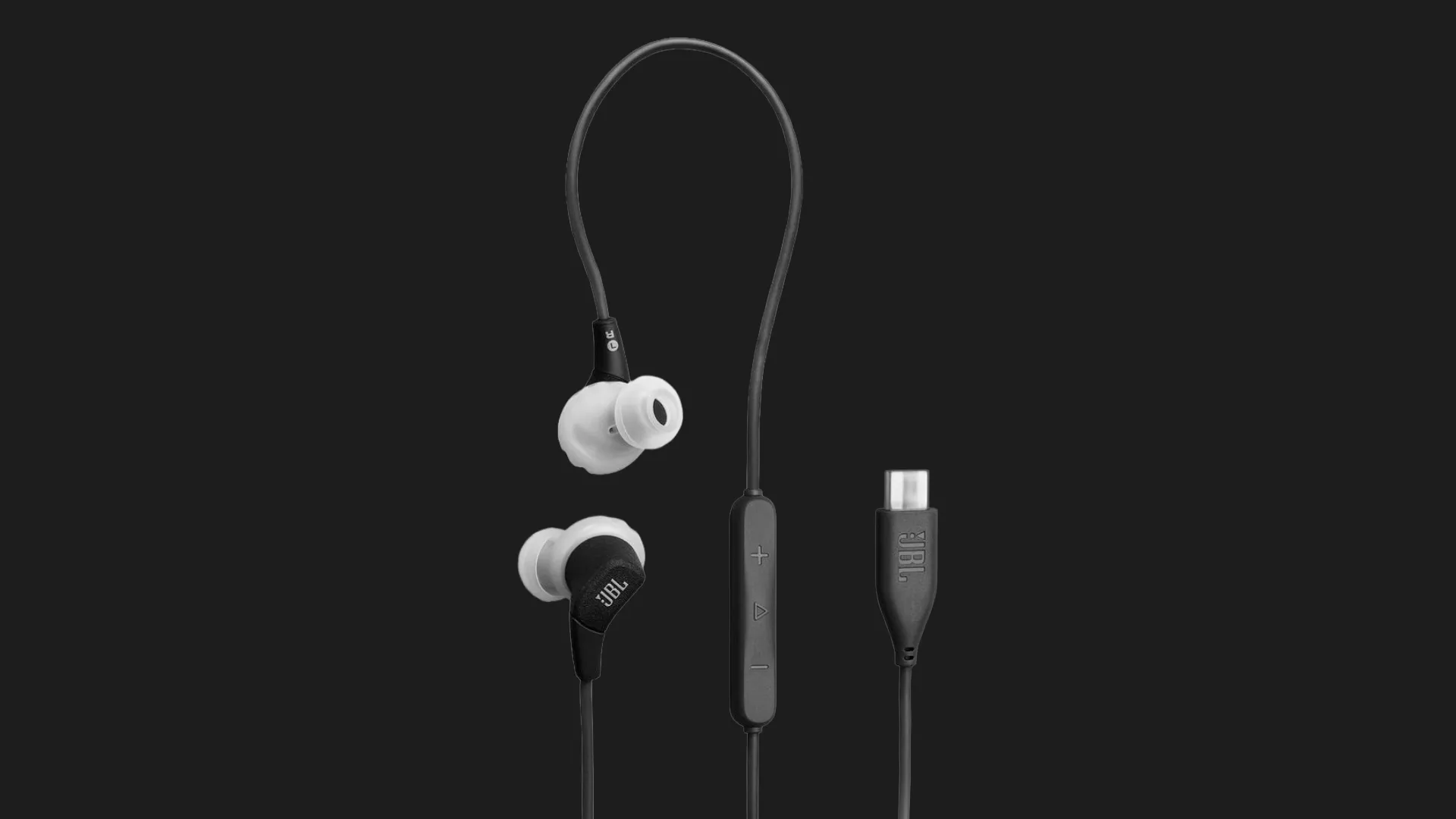 Наушники JBL Endurance Run 3C USB-C (Black) (JBLENDURRUN3CBLKG)