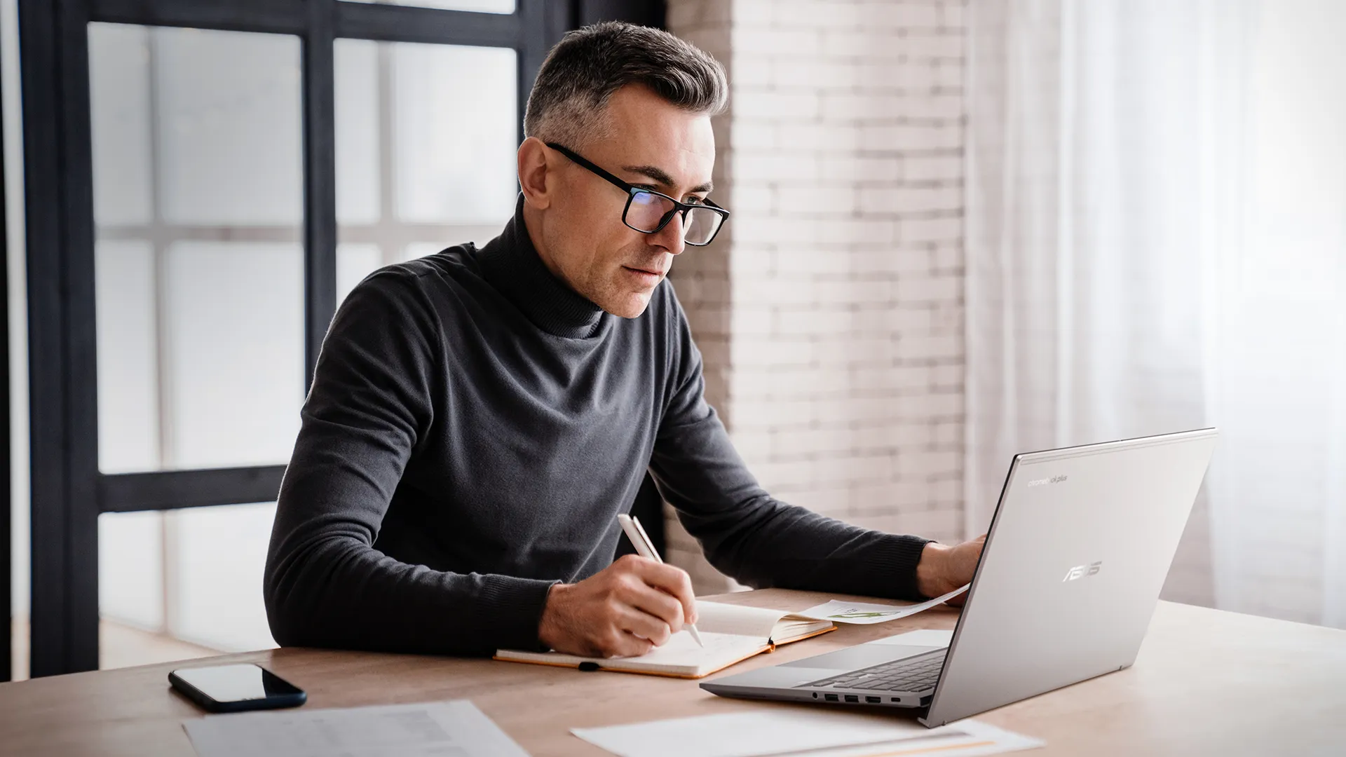 Ноутбук Asus ExpertBook CX54 Chromebook Plus CX5403CMA 14" (Intel Core Ultra 7/32GB/512GB (SSD)/Intel Graphics) (90NX0791-M00T90) (UA)