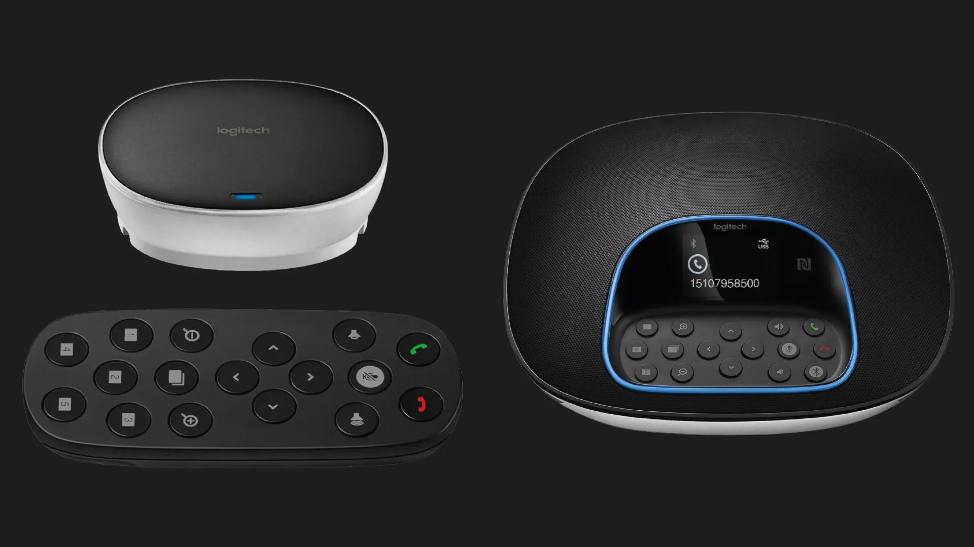 Веб-камера Logitech Group Video conferencing system (Black) (960-001057) (EU)