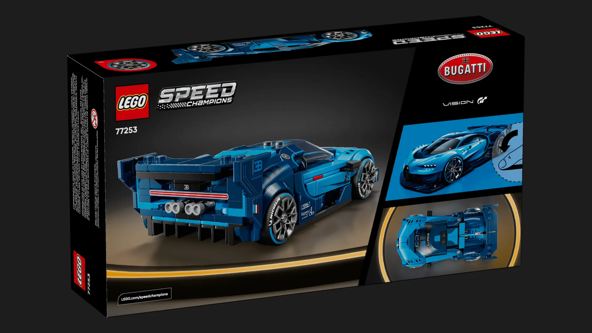 Конструктор LEGO Speed Champions Спортивний автомобіль Bugatti Vision Gran Turismo Hyper (77253)