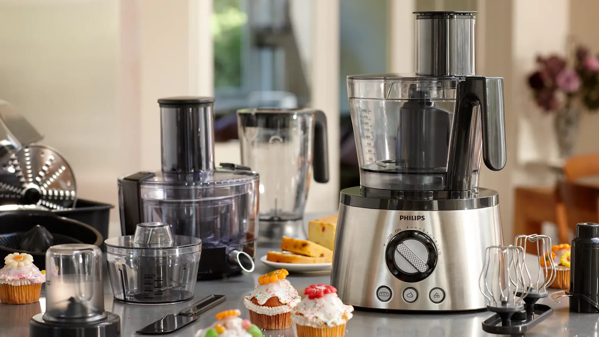 Кухонный комбайн Philips HR7778/00 (Silver)