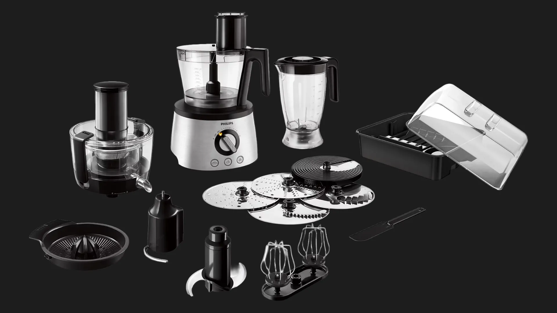 Кухонный комбайн Philips HR7778/00 (Silver)