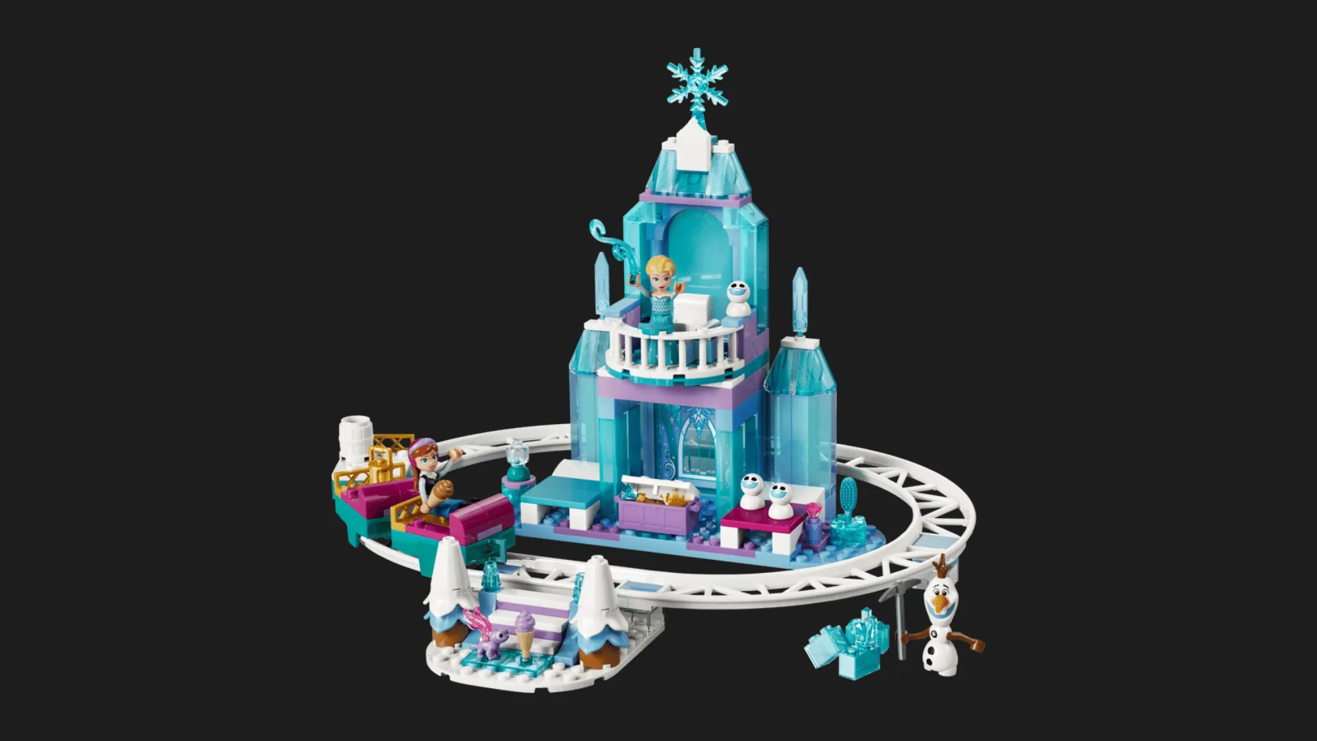 Конструктор LEGO Disney Крижаний палац Ельзи та веселе катання на санчатах (43281)