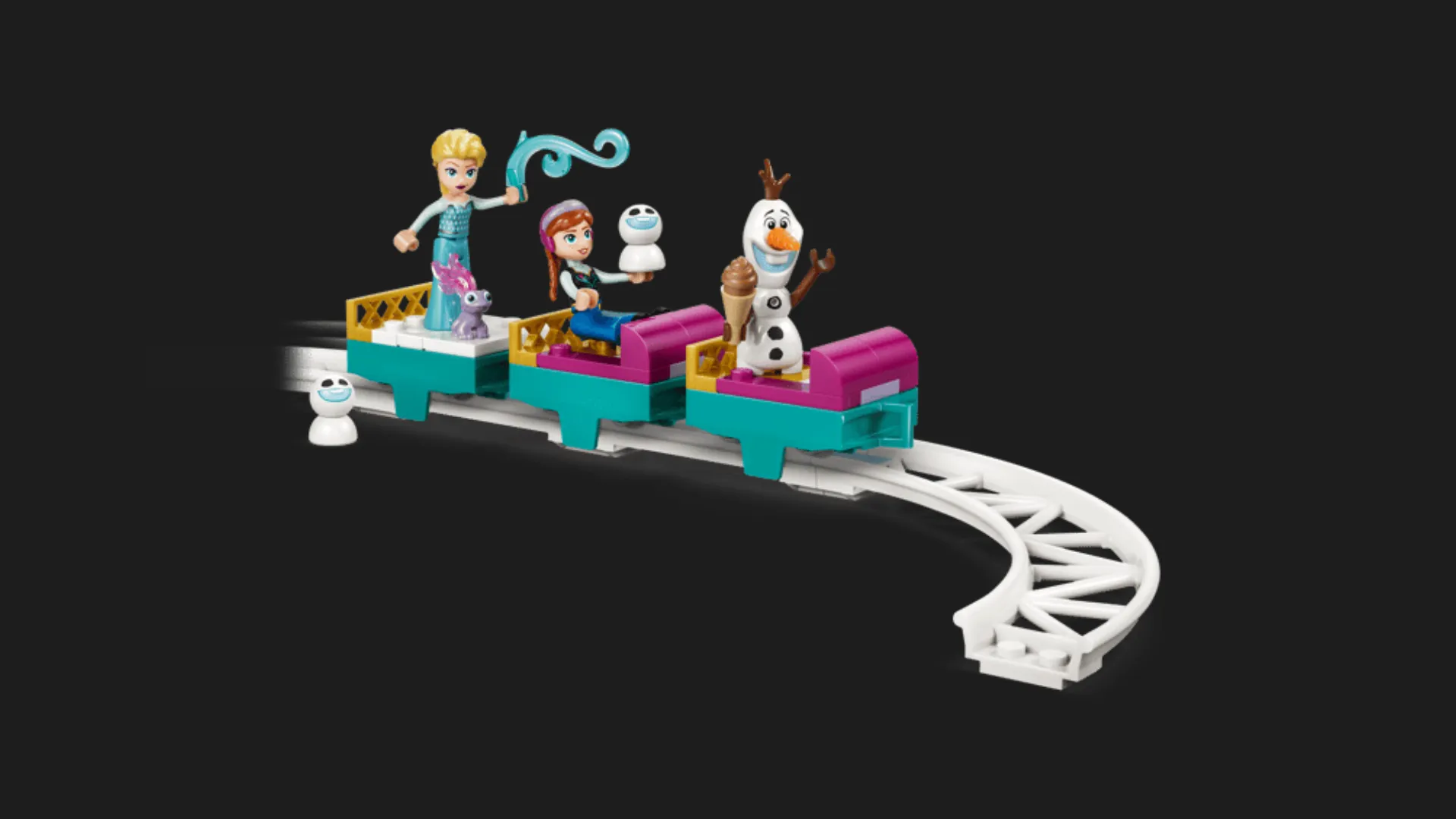 Конструктор LEGO Disney Крижаний палац Ельзи та веселе катання на санчатах (43281)