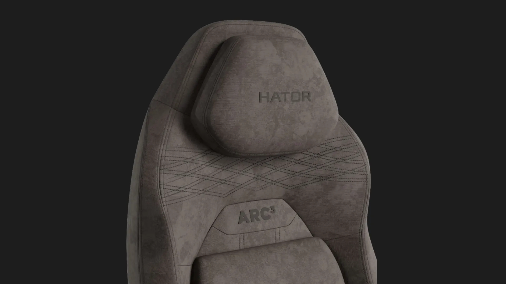 Крісло для геймерів HATOR Arc 3 L Velour (Milk Shake) (HTC3442L) (UA)