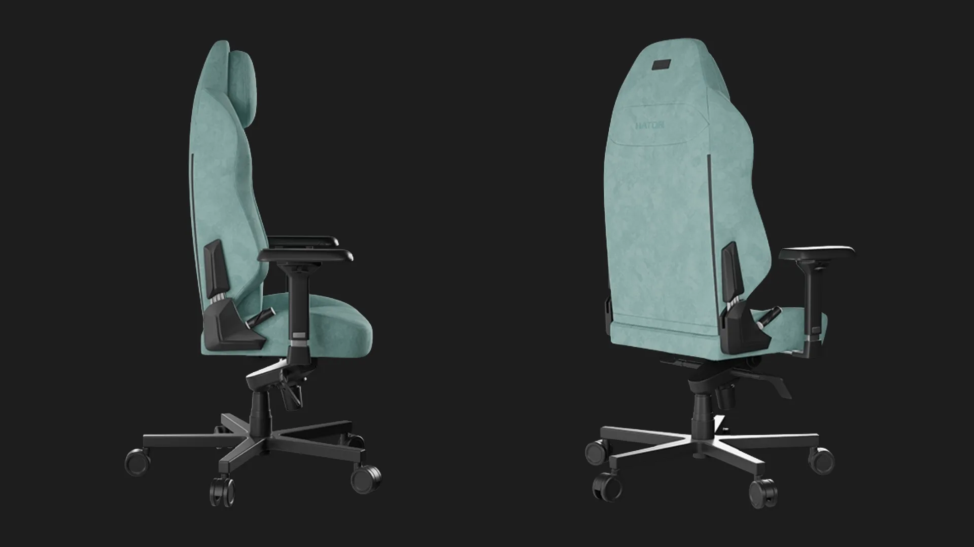 Крісло для геймерів HATOR Arc 3 S Velour (Turquoise) (HTC3443S) (UA)