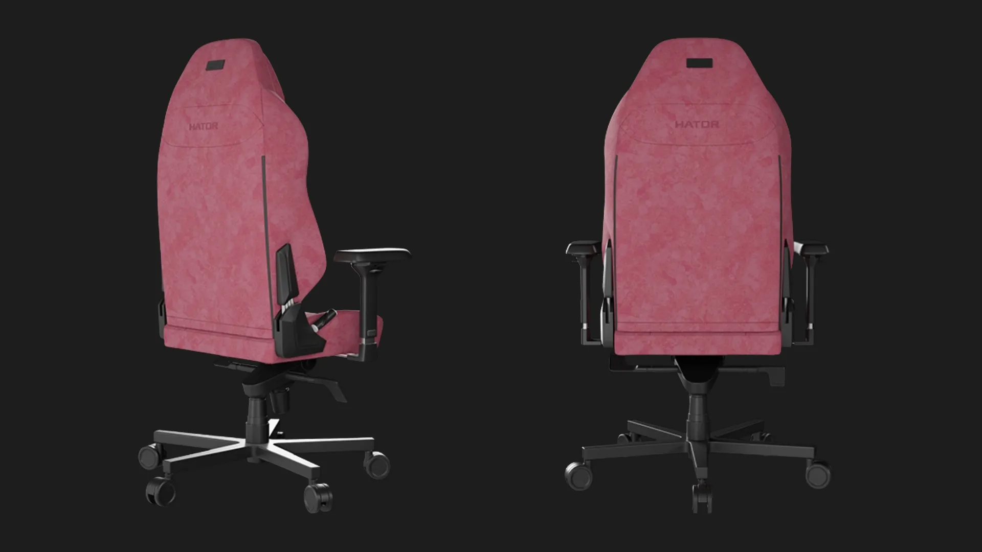 Крісло для геймерів HATOR Arc 3 L Velour (Orchid Pink) (HTC3444L) (UA)