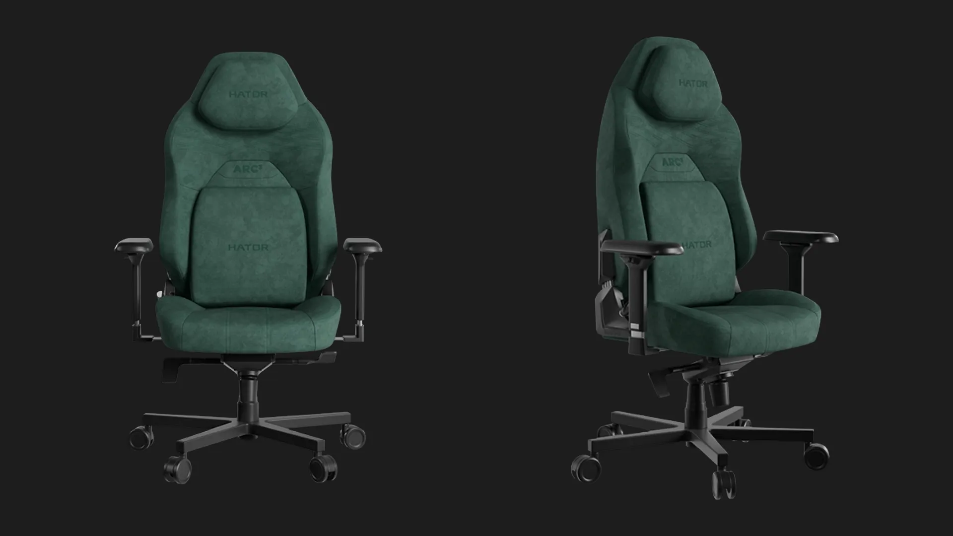 Крісло для геймерів HATOR Arc 3 S Velour (Emerald) (HTC3448S) (UA)