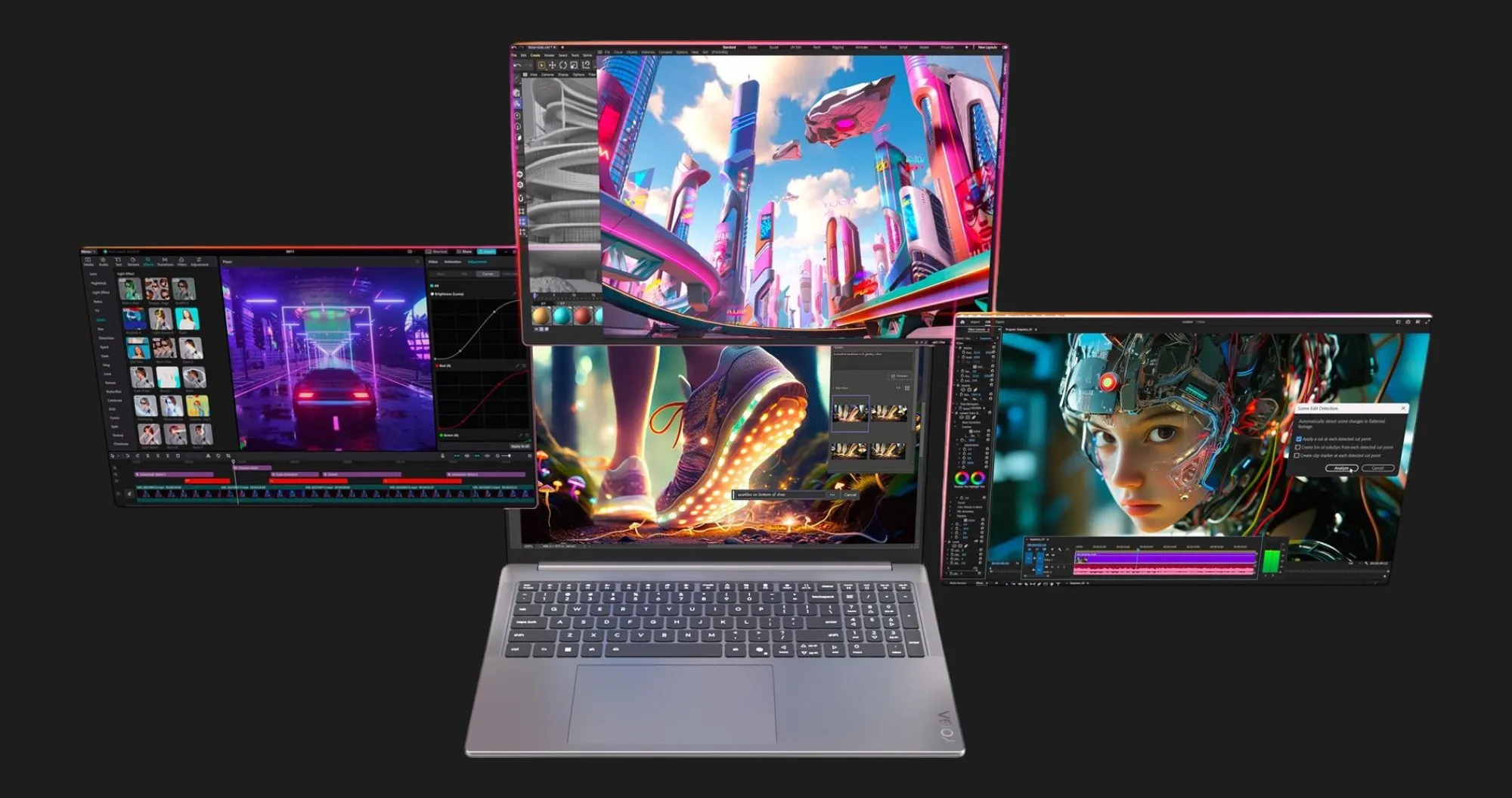 Ноутбук Lenovo Yoga Pro 9 16IAH10 16" (Intel Core Ultra 9/32GB/16TB (SSD)/RTX 5060) (83L00041US) (Standard)