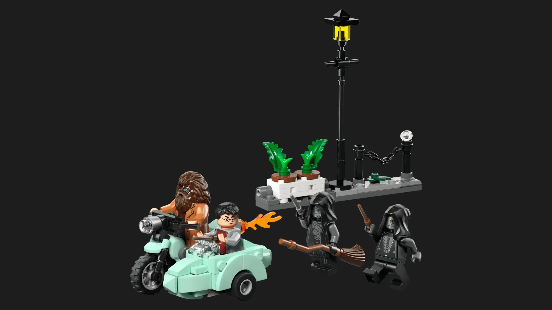 Конструктор LEGO Harry Potter  Хэгрид и Гарри: Побег с Тисовой улицы  (76459)