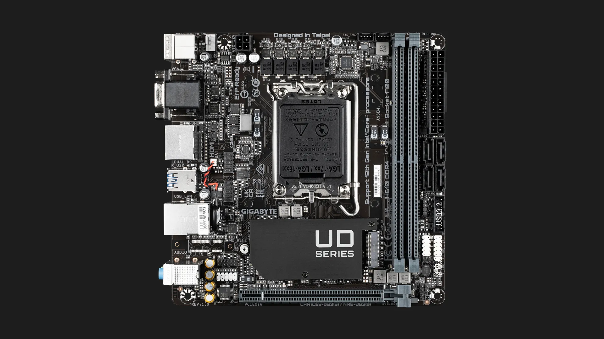 Материнская плата GIGABYTE H610I DDR4 (H610I_DDR4)