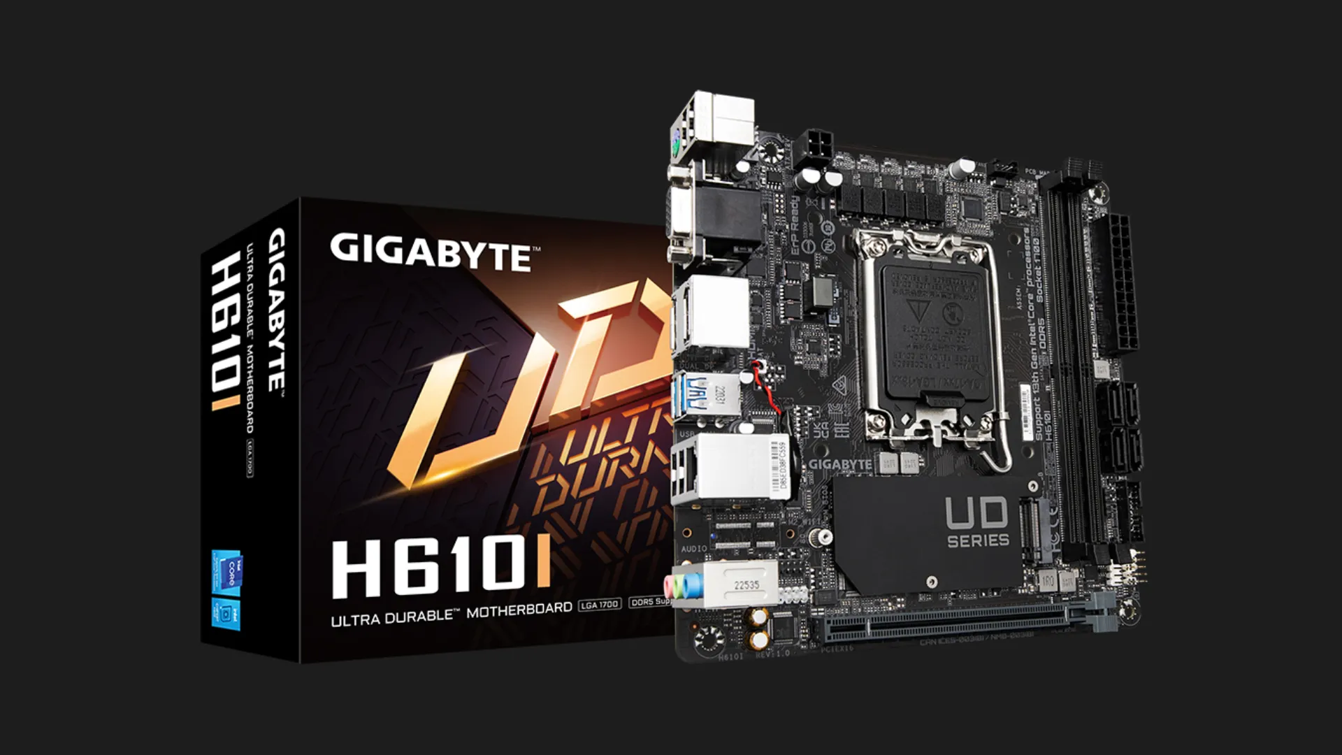 Материнская плата GIGABYTE H610I (H610I)