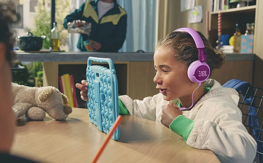 Навушники JBL Junior 320 (Blue) (JBLJR320BLU)