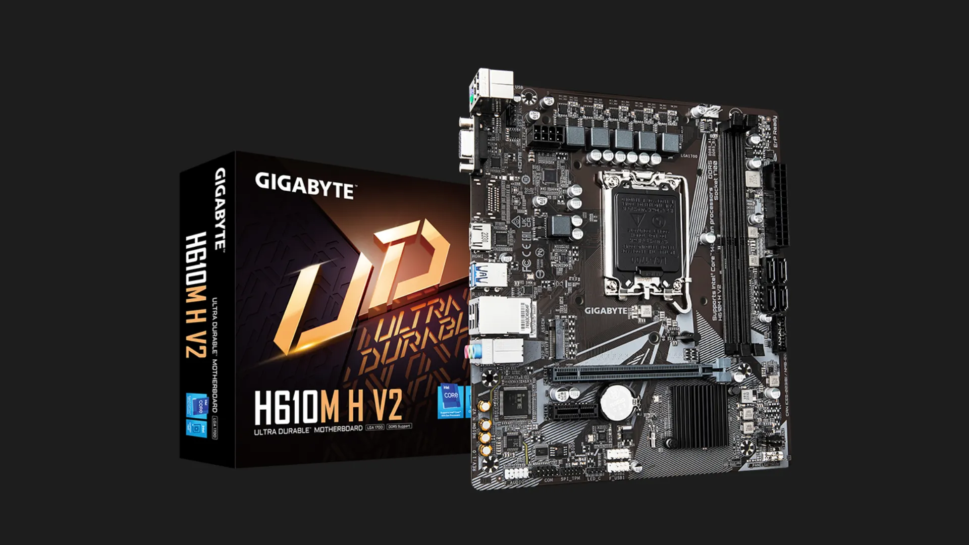 Материнская плата GIGABYTE H610M H V2 (H610M_H_V2)