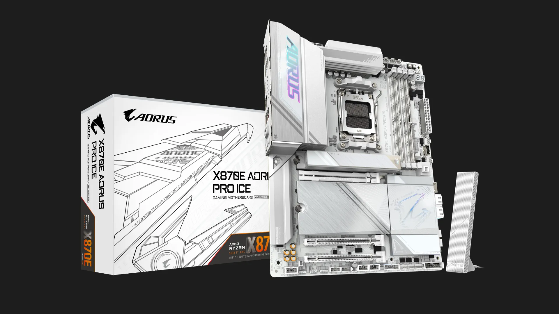 Материнская плата GIGABYTE X870E AORUS PRO ICE (X870E_AORUS_PRO_ICE)