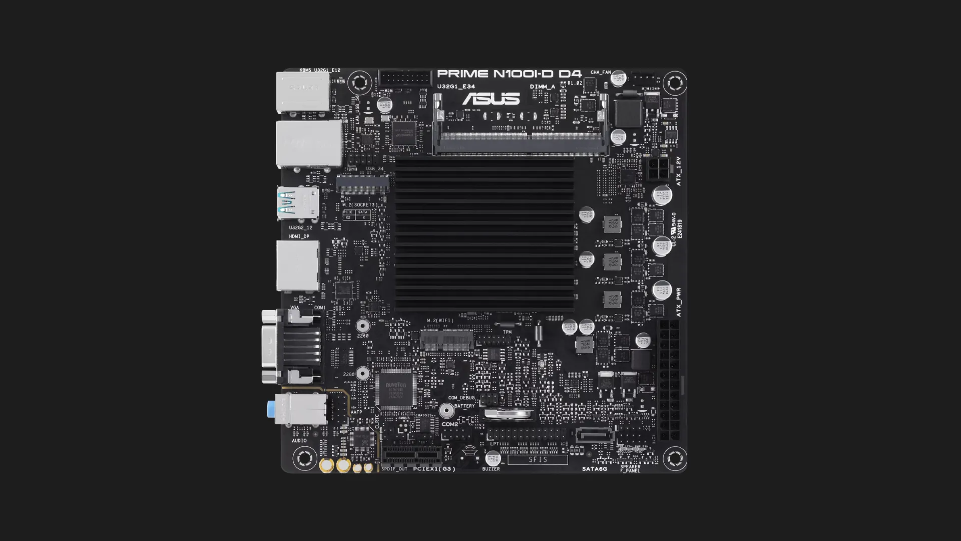 Материнская плата ASUS PRIME N100I-D D4-CSM (PRIME N100I-D D4-CSM)