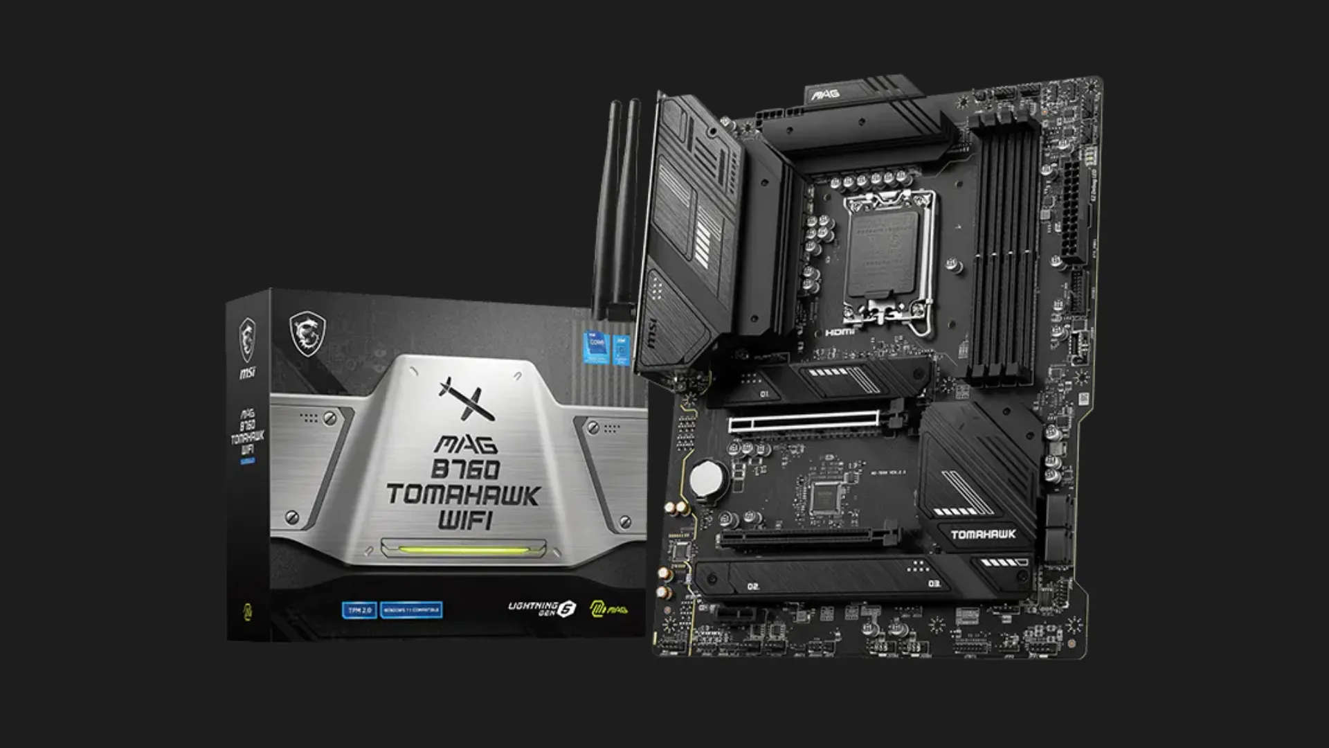 Материнська плата MSI MAG B760 TOMAHAWK WIFI (911-7D96-024)