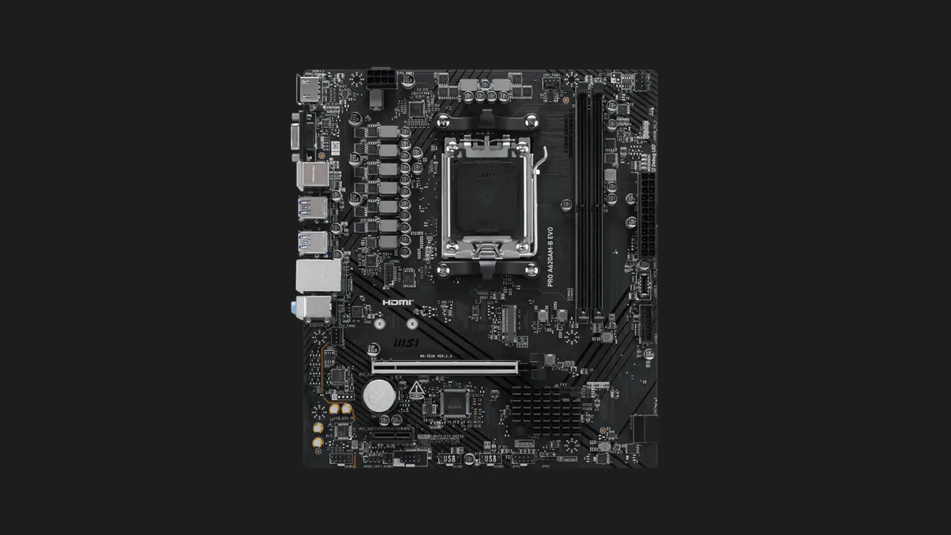 Материнська плата MSI PRO A620AM-B EVO (911-7E36-001)