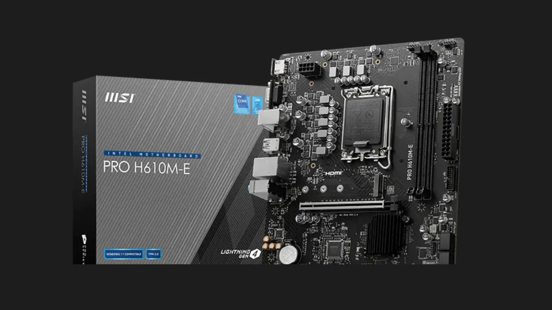 Материнська плата MSI PRO H610M-E (911-7D48-075)